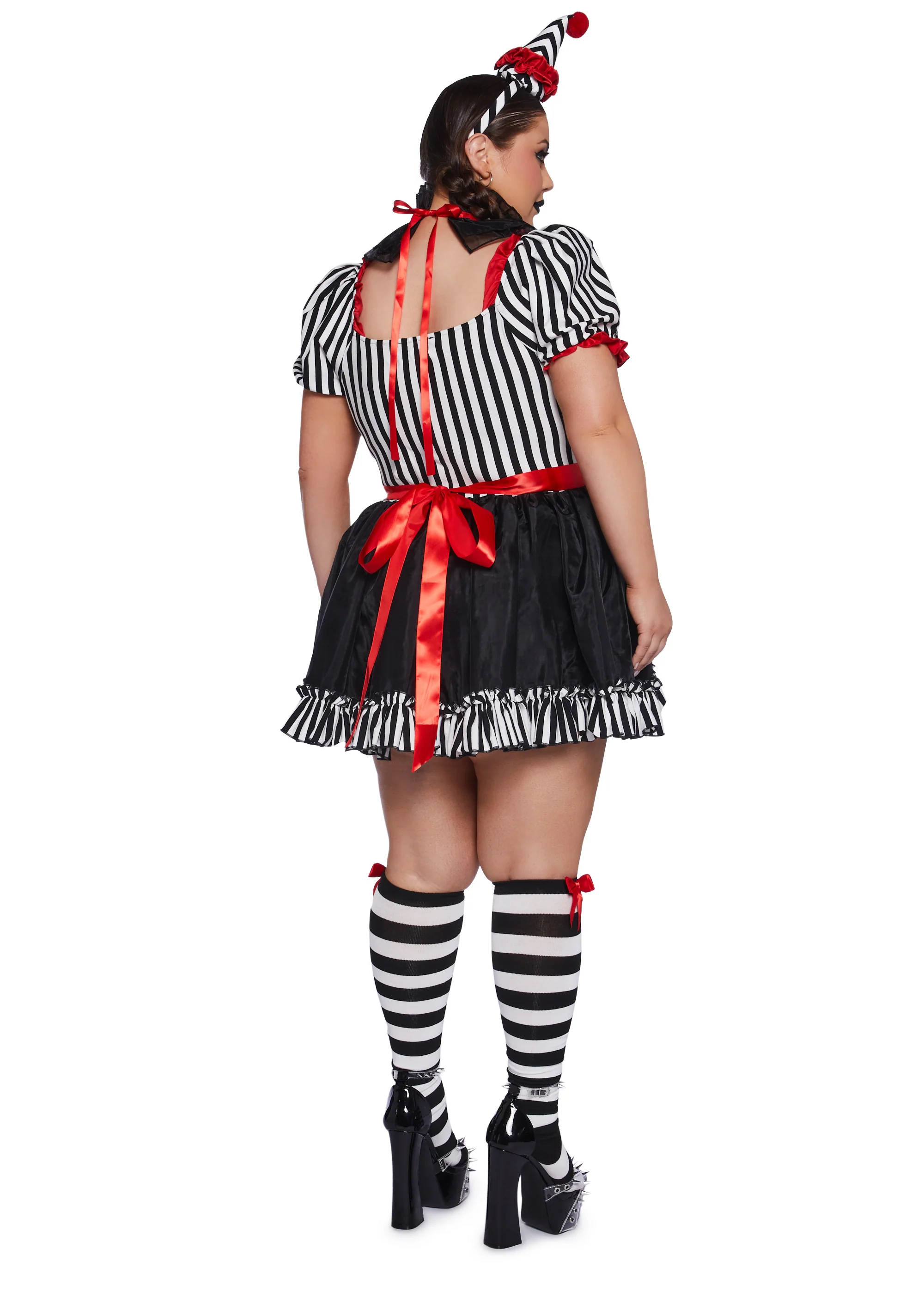 Plus Carnival Clown Costume Set - Image 5