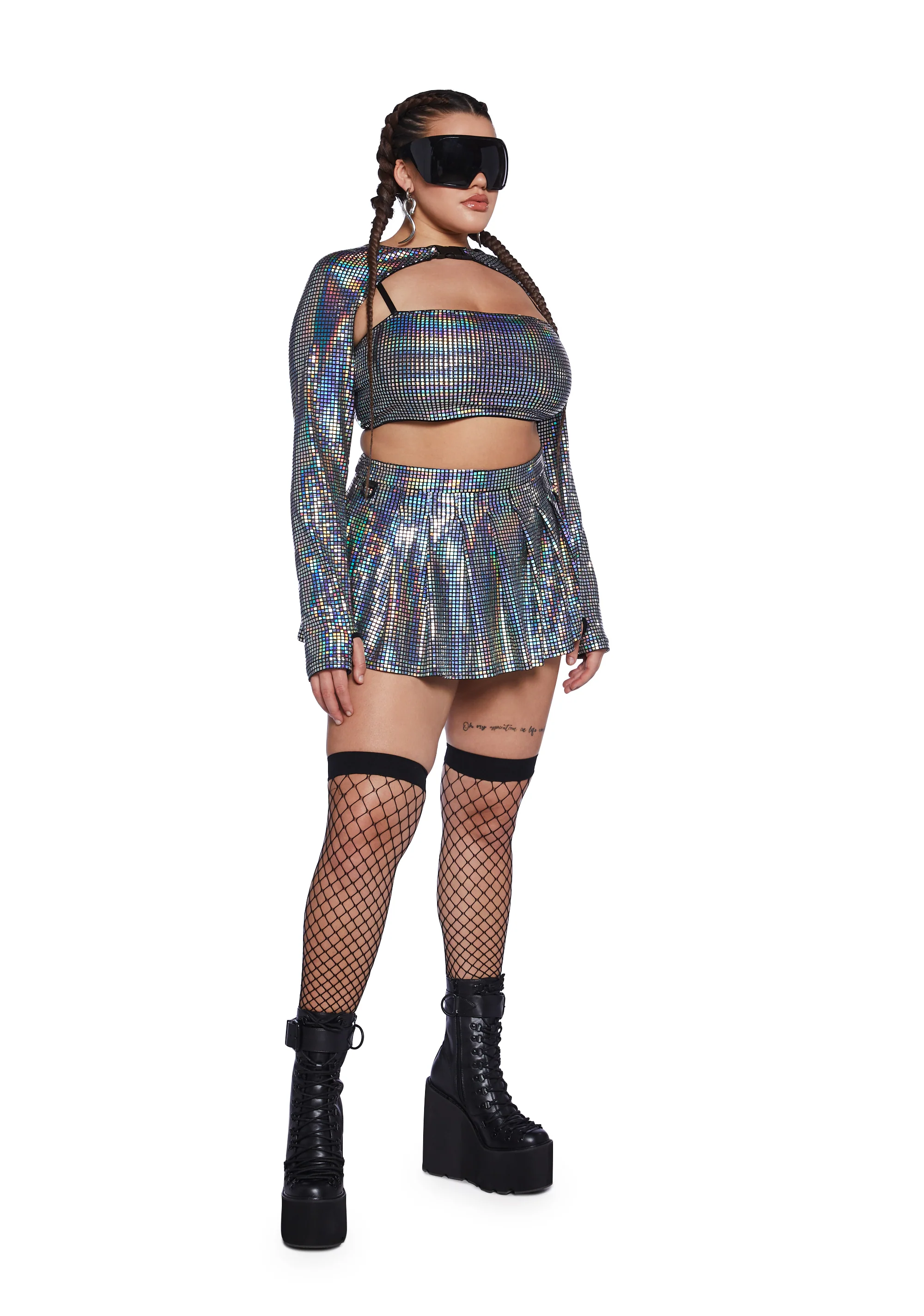 Plus Cosmic Disco Shrug Set - Image 2