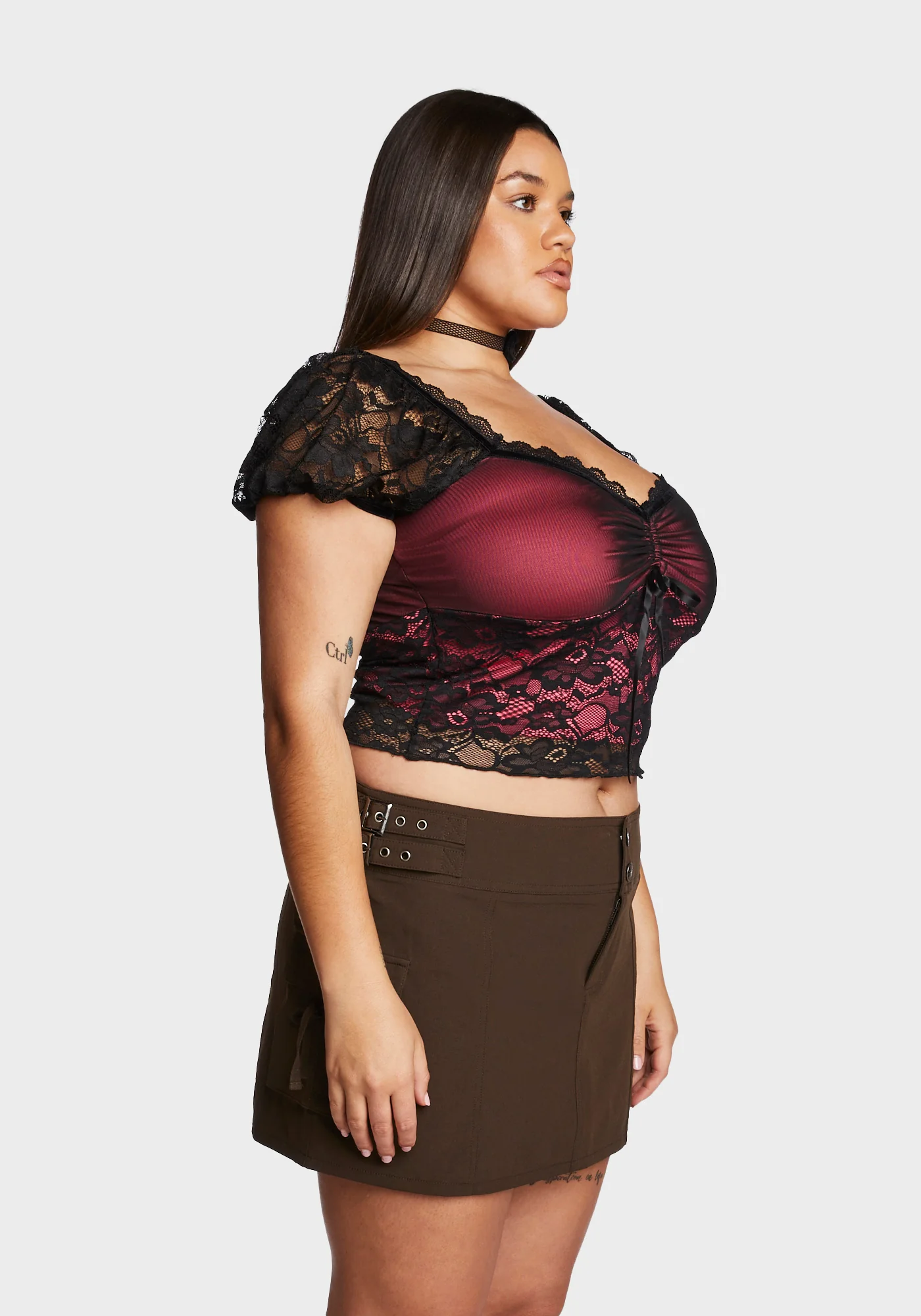Plus Cross-Country Trip Crop Top - Image 3