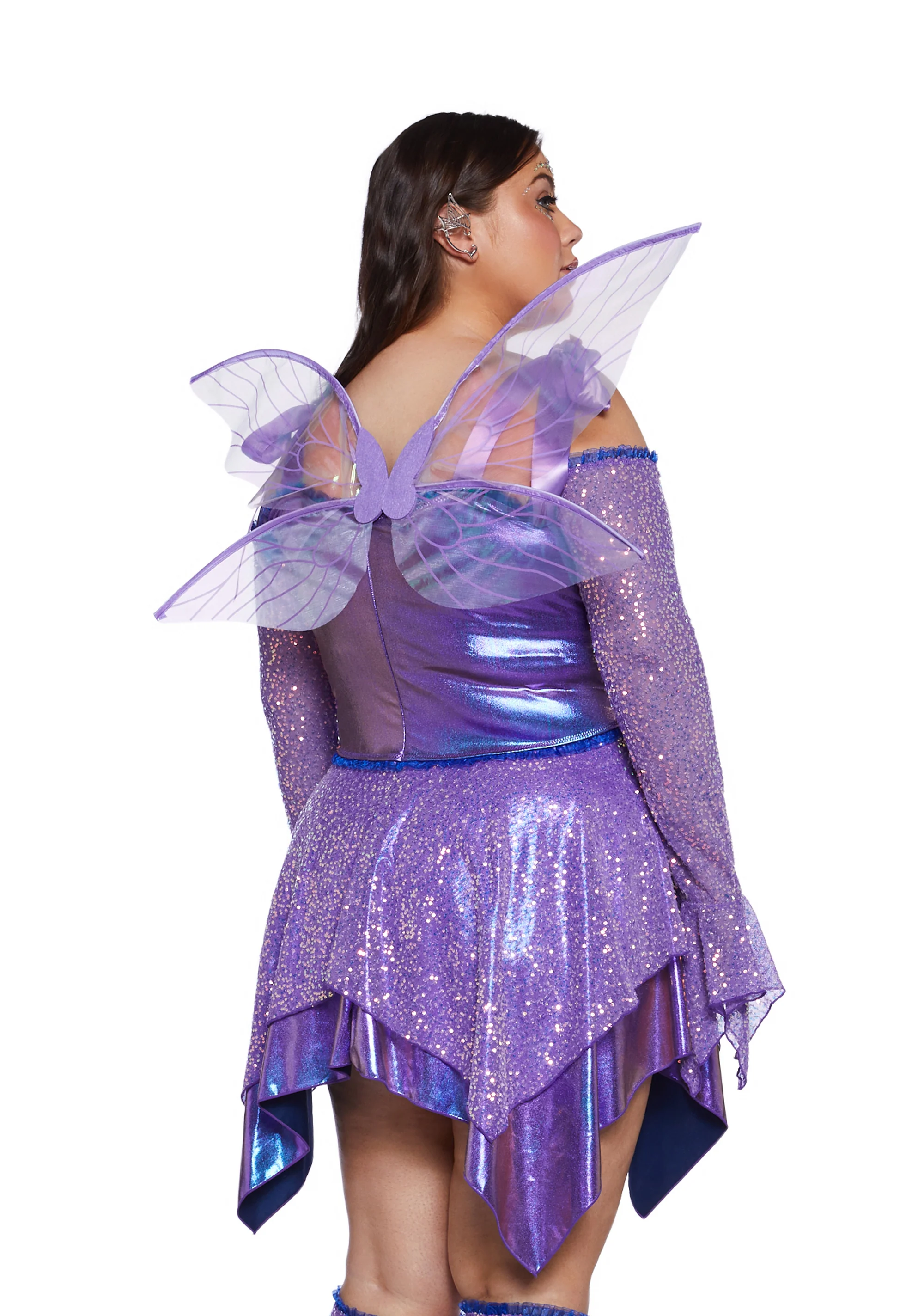 Plus Cyber Fairy Costume Set - Purple - Image 4