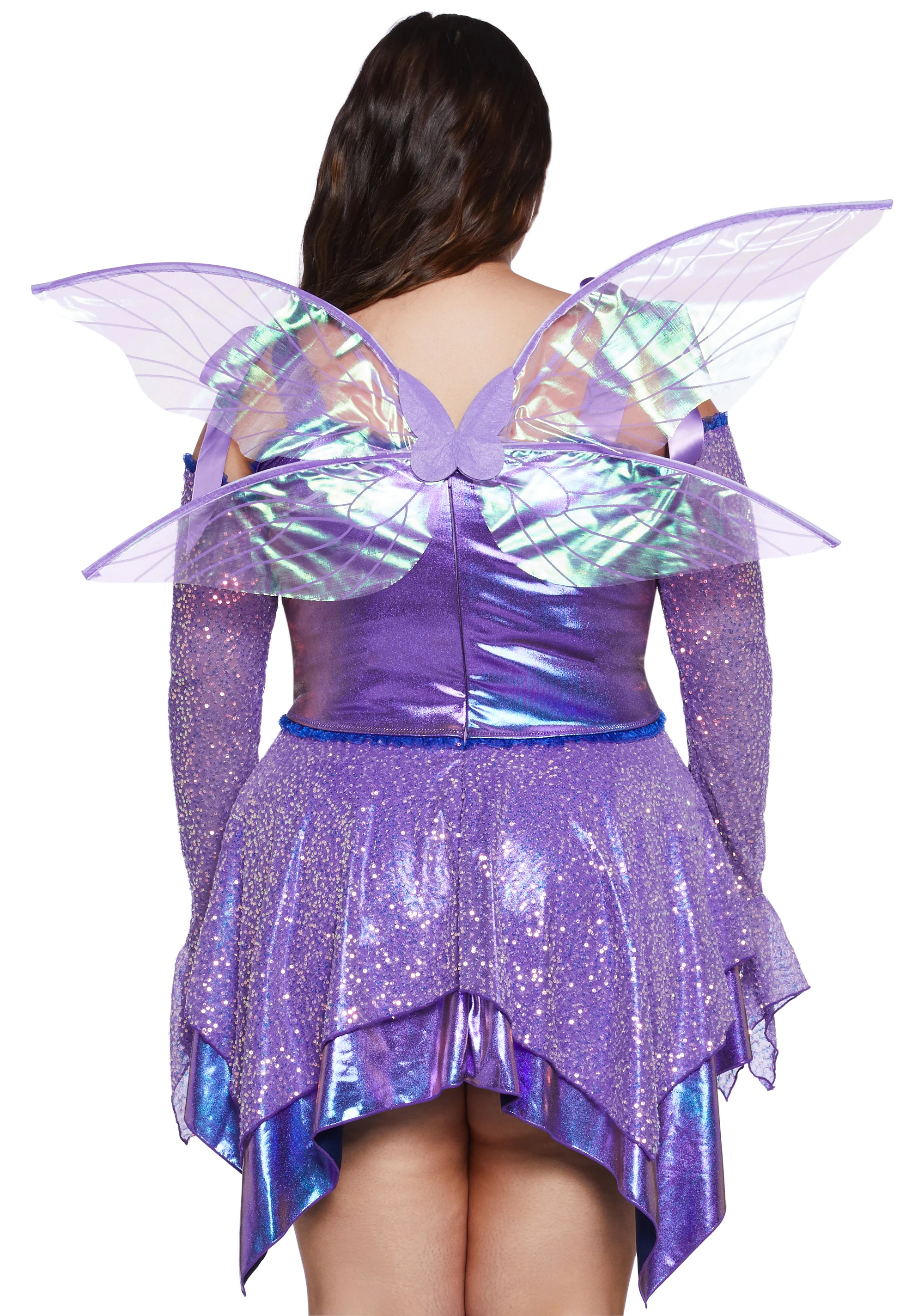 Plus Cyber Fairy Costume Set - Purple - Image 8