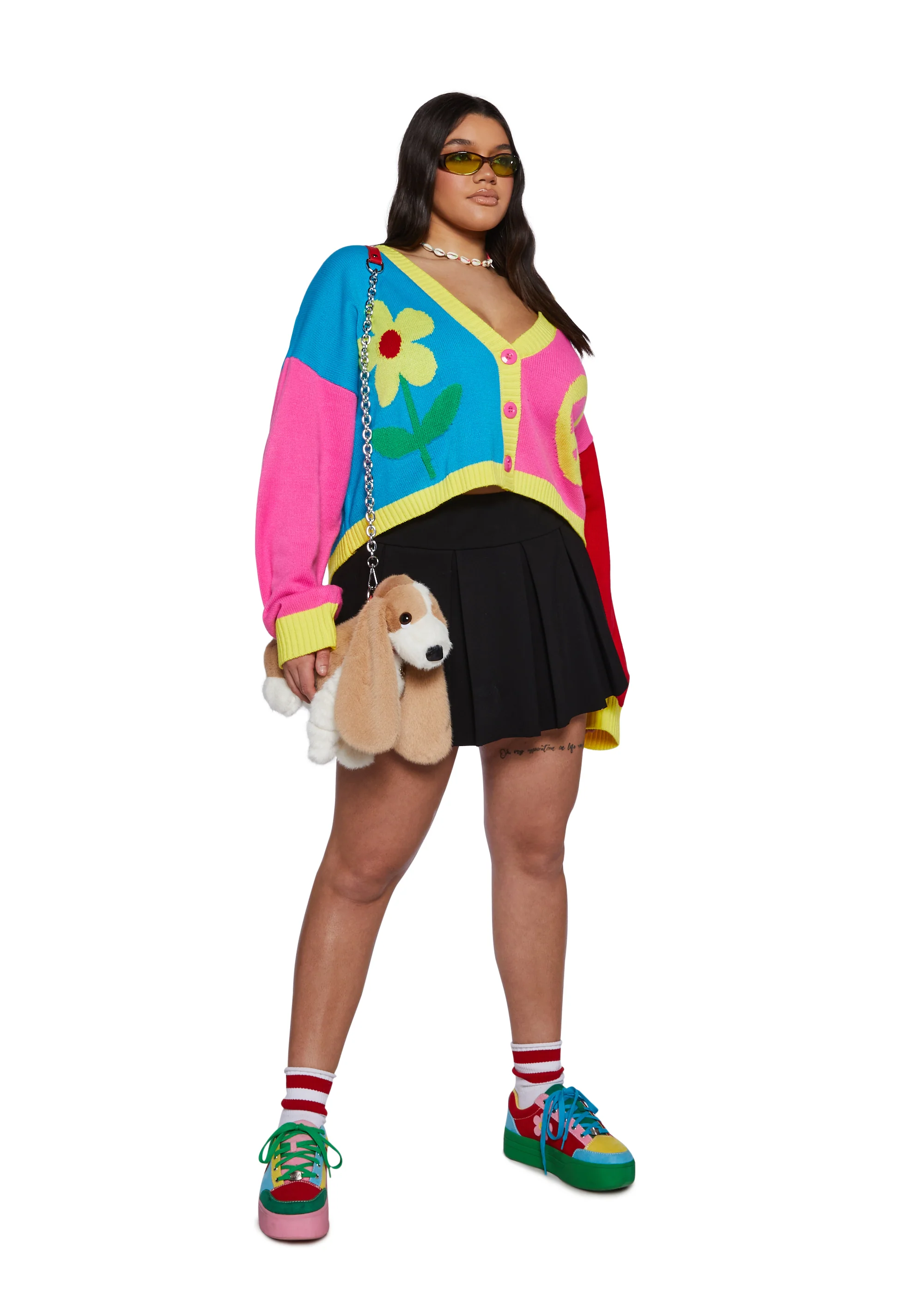 Plus Daisy Dreams Oversized Cardigan - Image 2