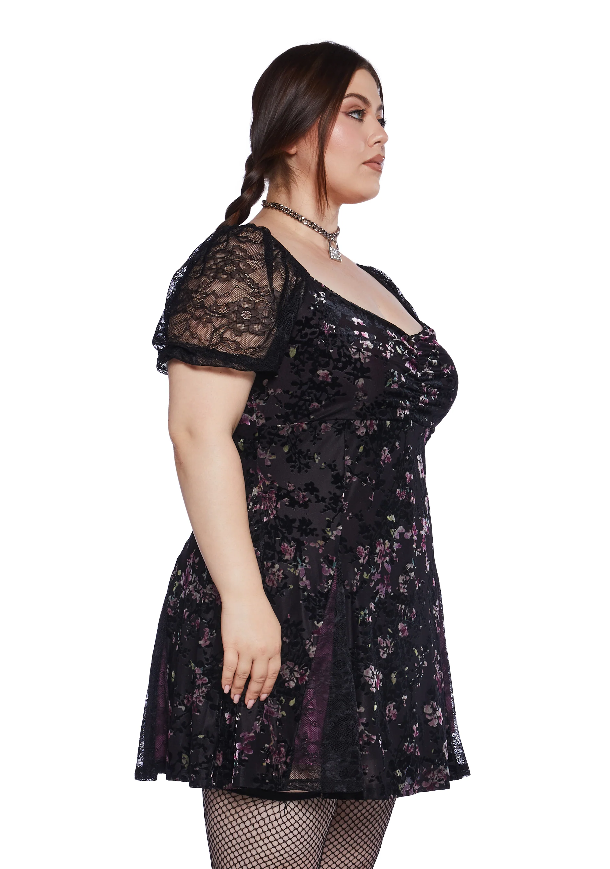Plus Defiant Love Mini Dress - Image 3