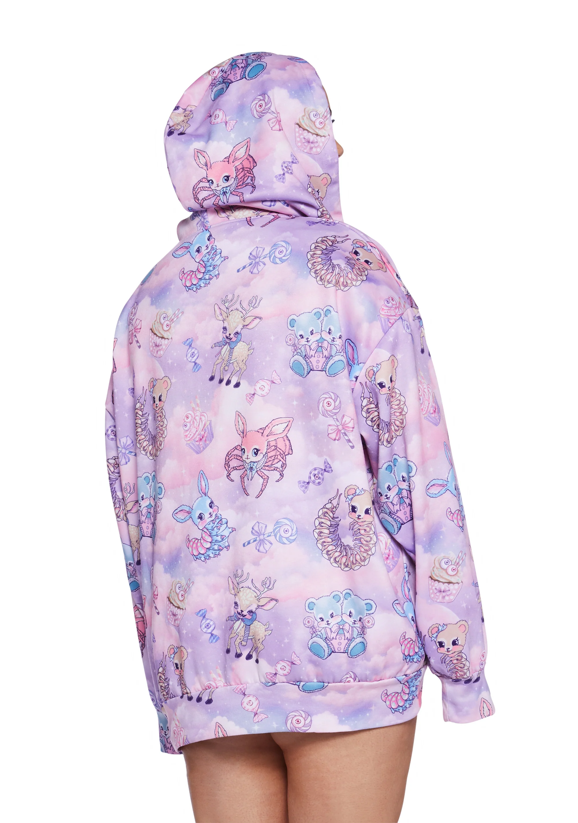 Plus Demented Sweetness Zip-Up Hoodie - Image 4