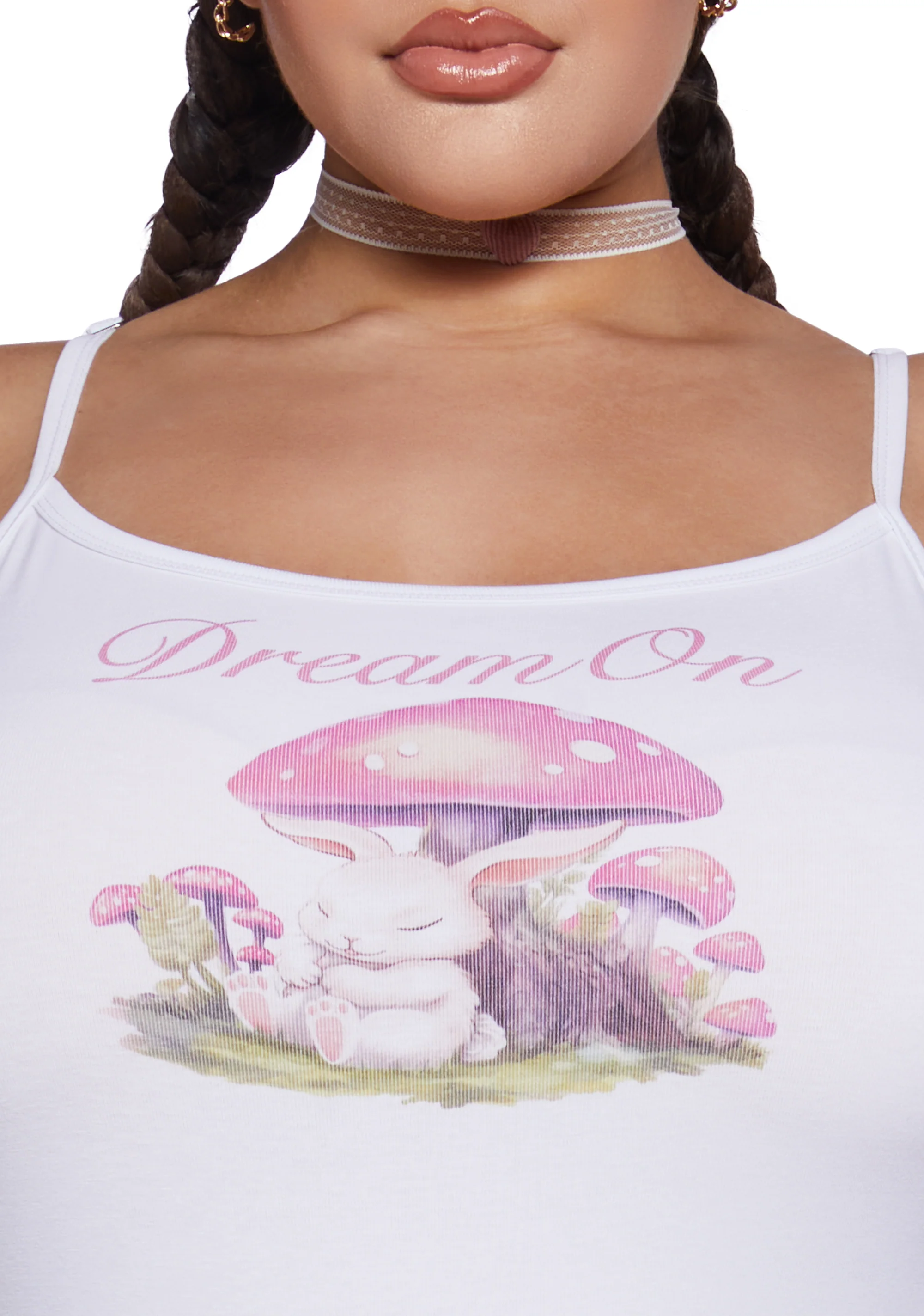 Plus Dream On Mushroom Tank Top - Image 5