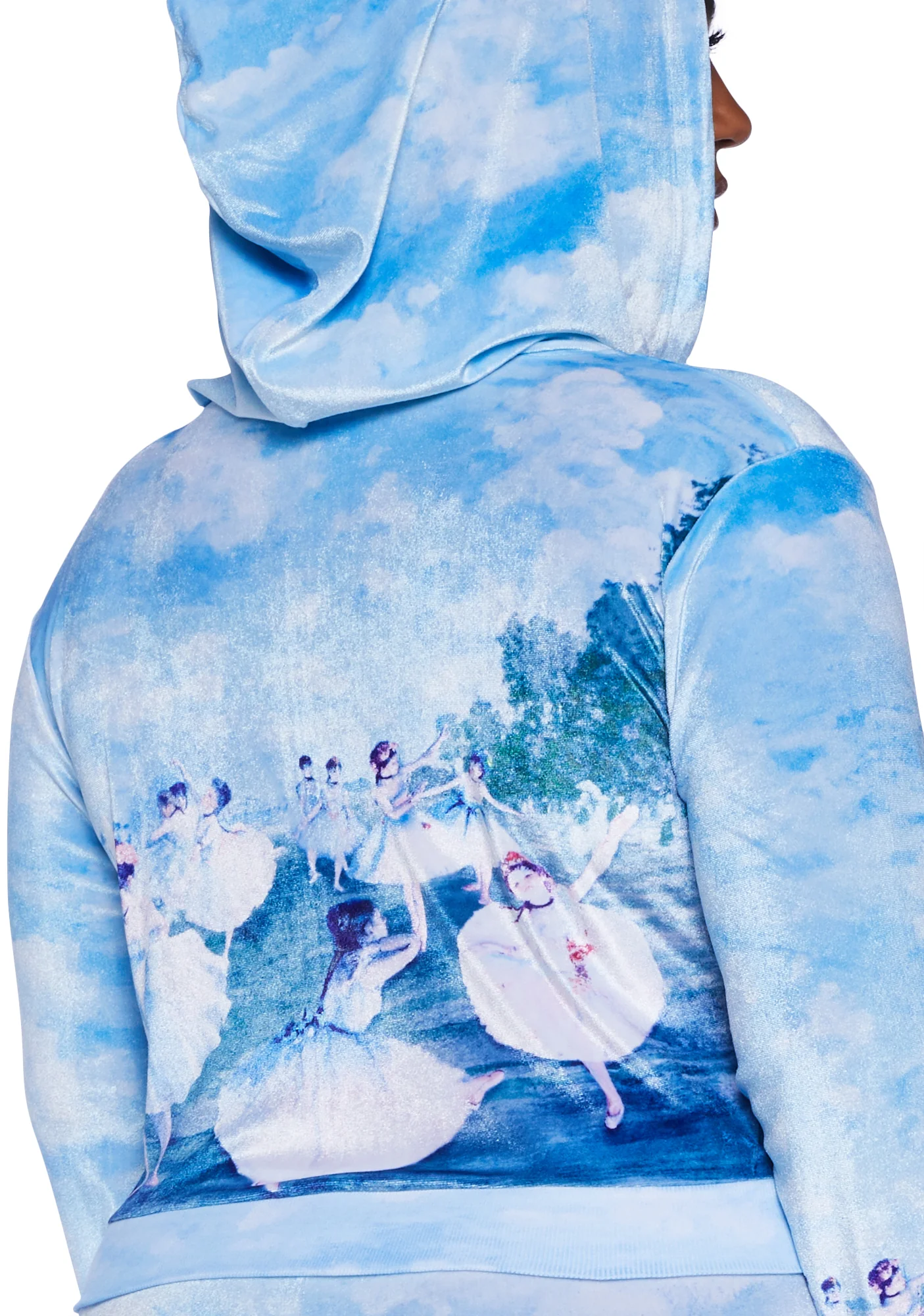 Plus Dress Rehearsal Cropped Hoodie - Image 2