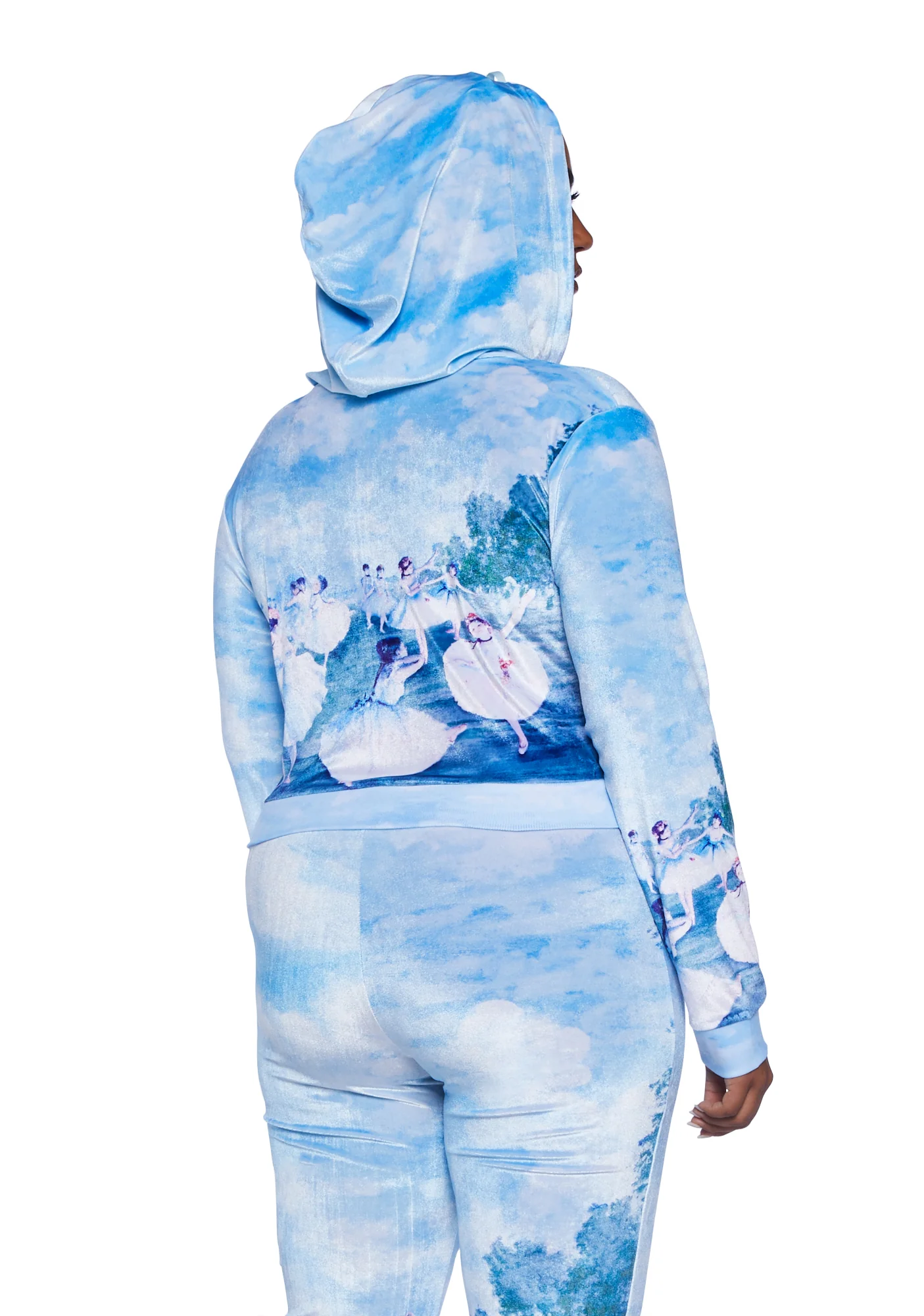 Plus Dress Rehearsal Cropped Hoodie - Image 4