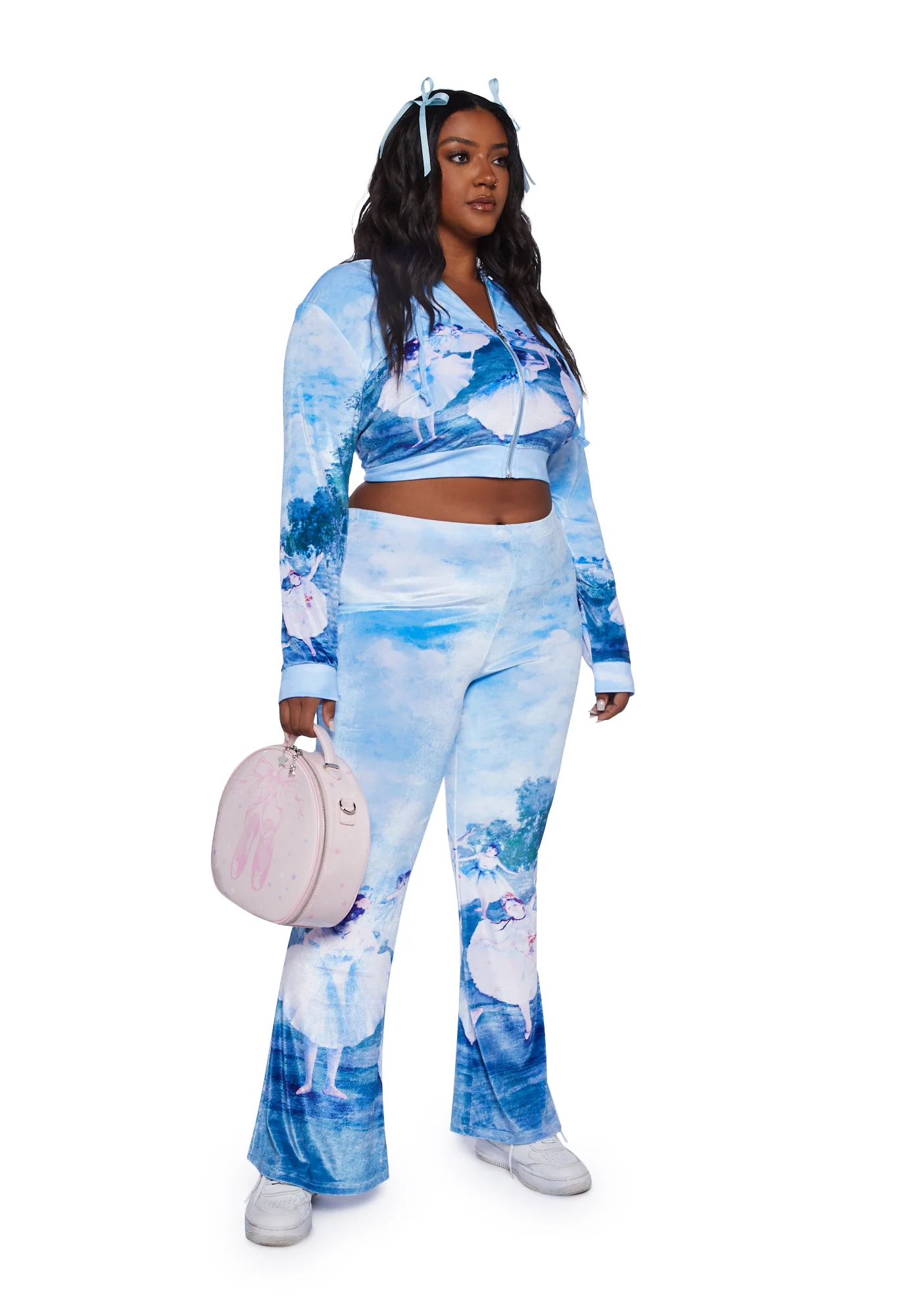 Plus Dress Rehearsal Cropped Hoodie - Image 5