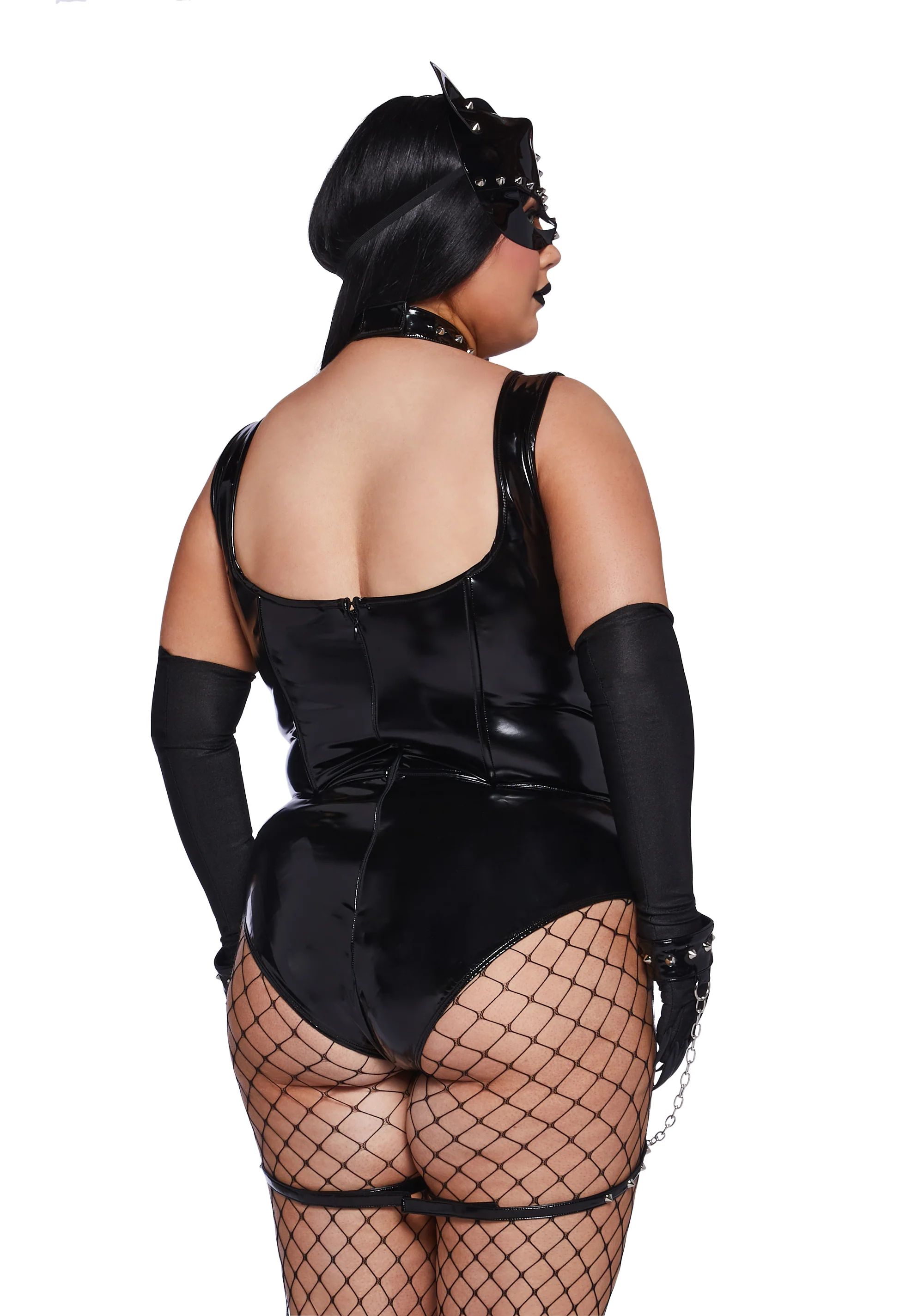 Plus Feline Femme Fatale Costume Set - Image 5