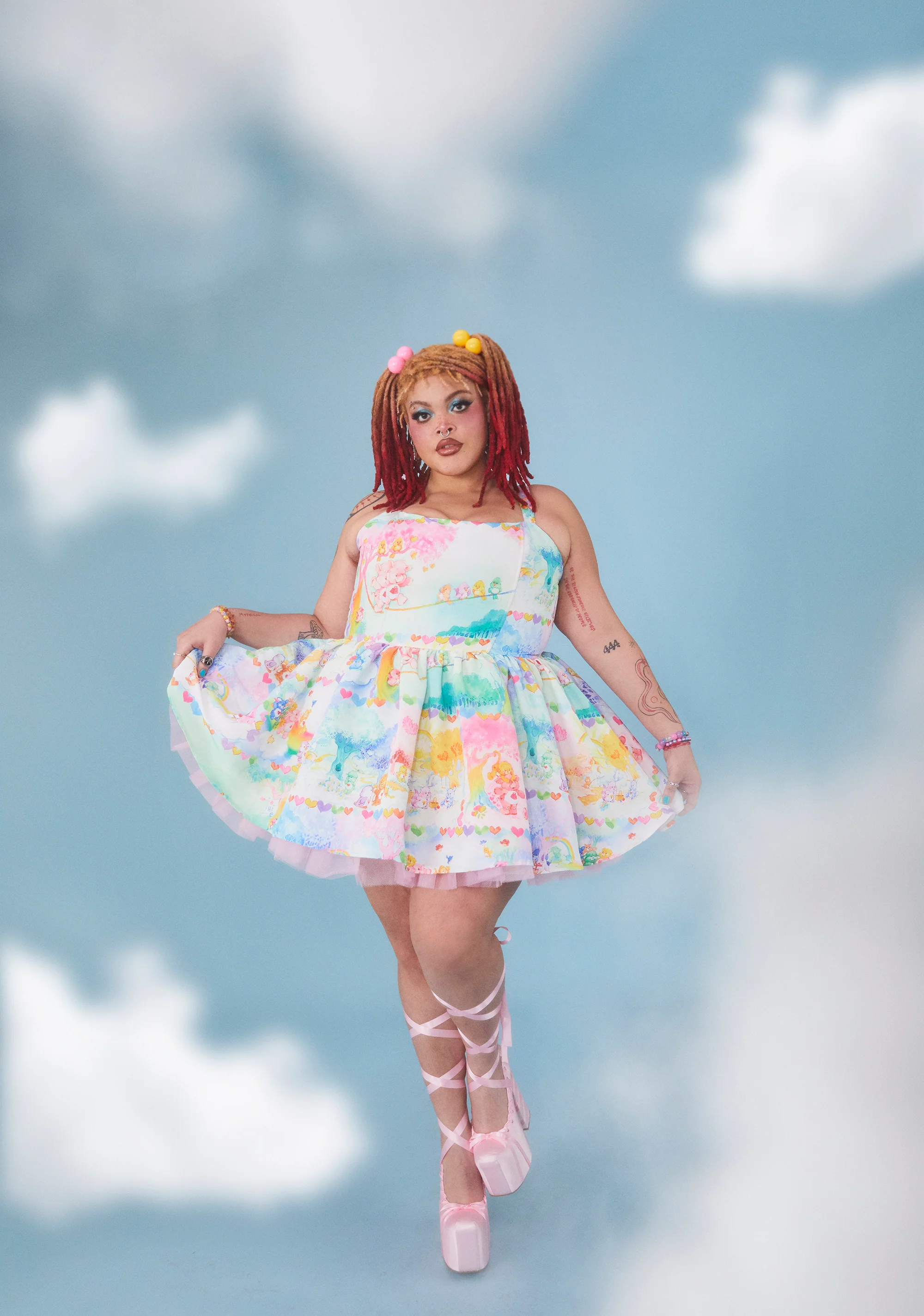 Plus Friendship Forever Corset Babydoll Dress - Image 6