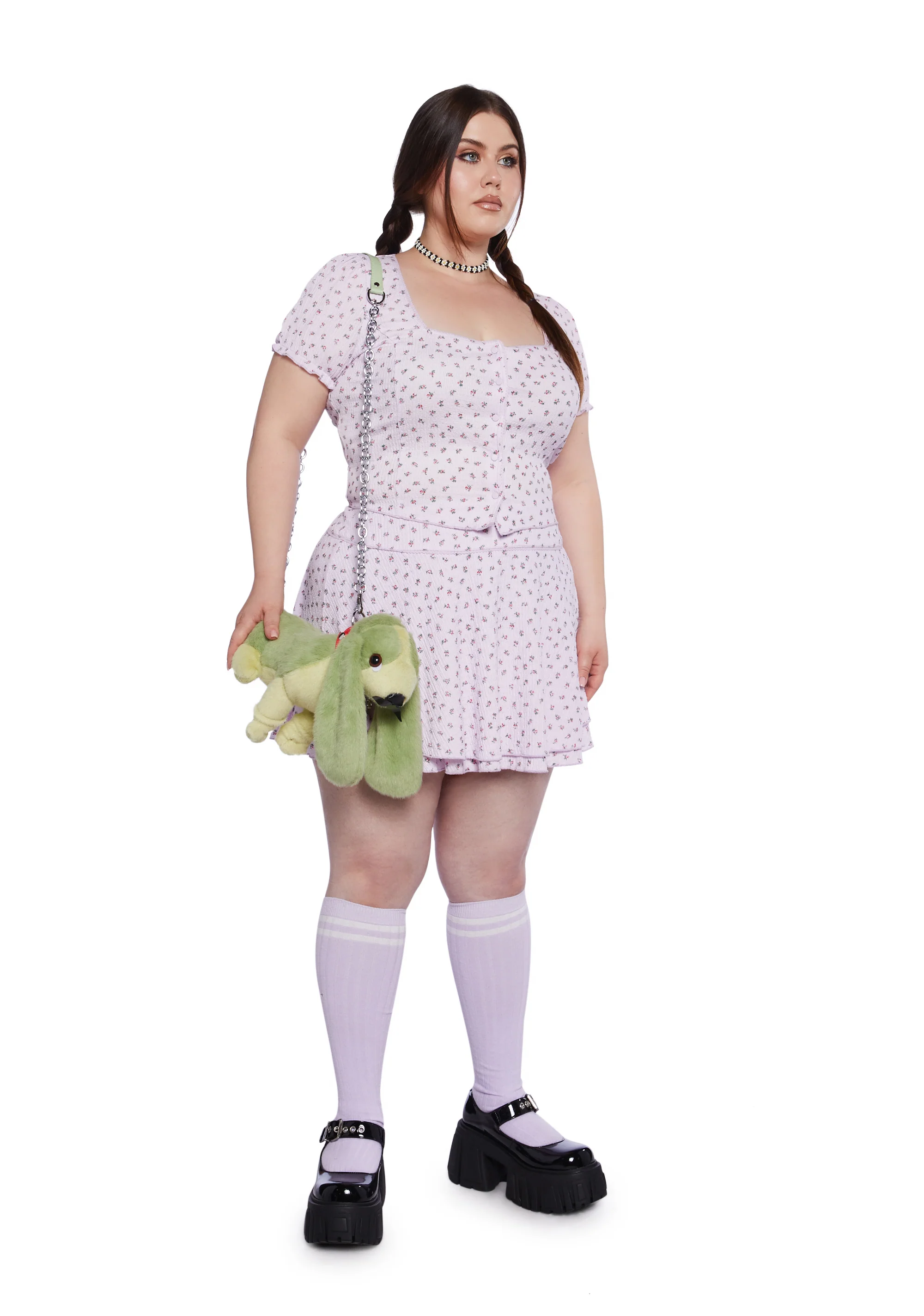 Plus Let It Linger Skirt Set - Image 2