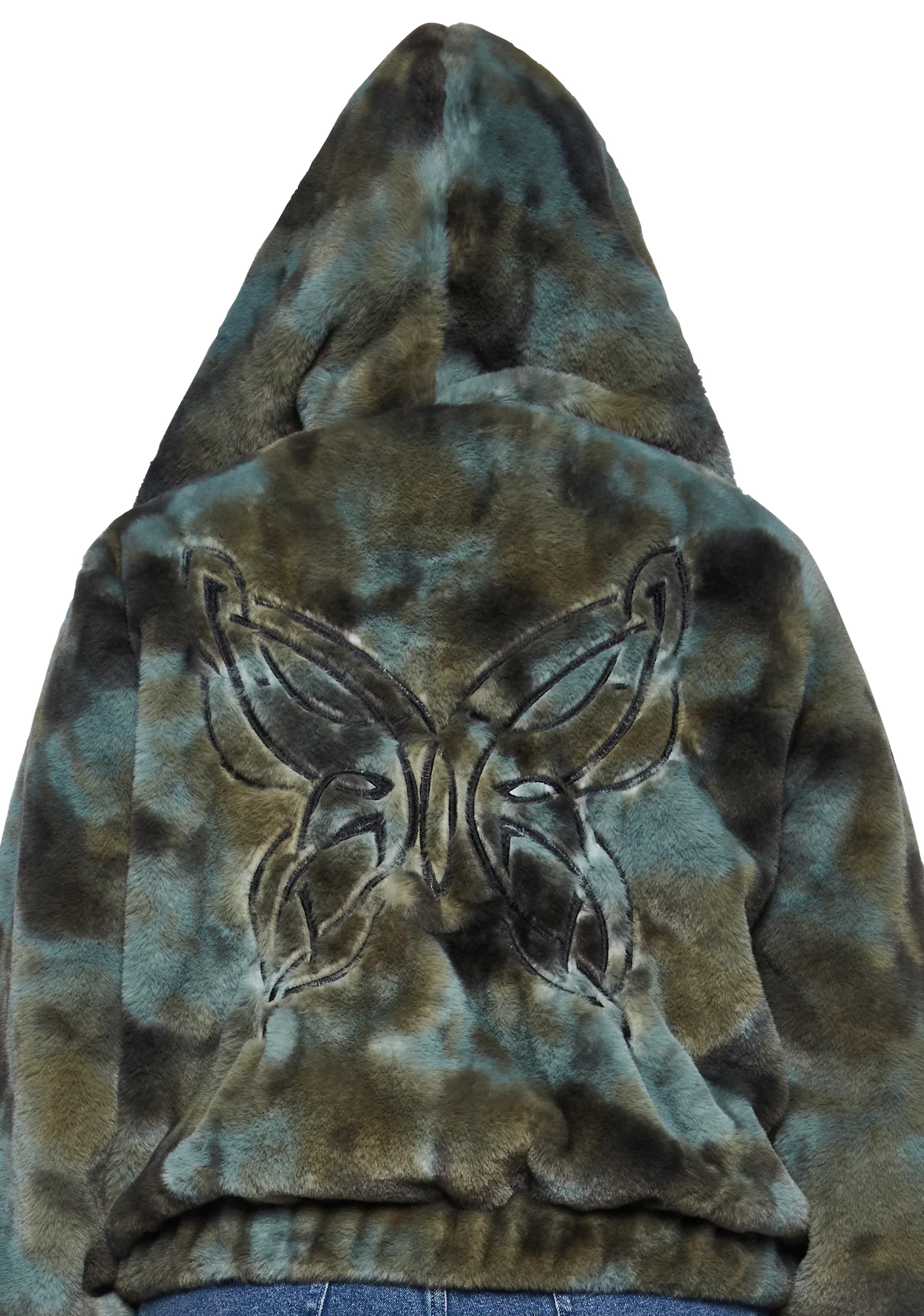 Plus Mythical Memories Faux Fur Hoodie - Image 6