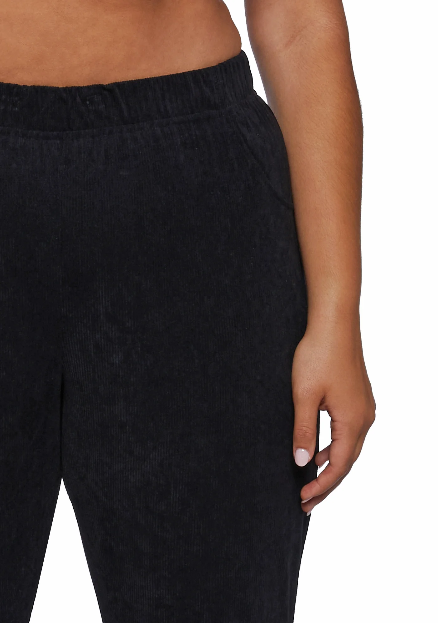 Plus Never Mind Flared Pants - Black - Image 5