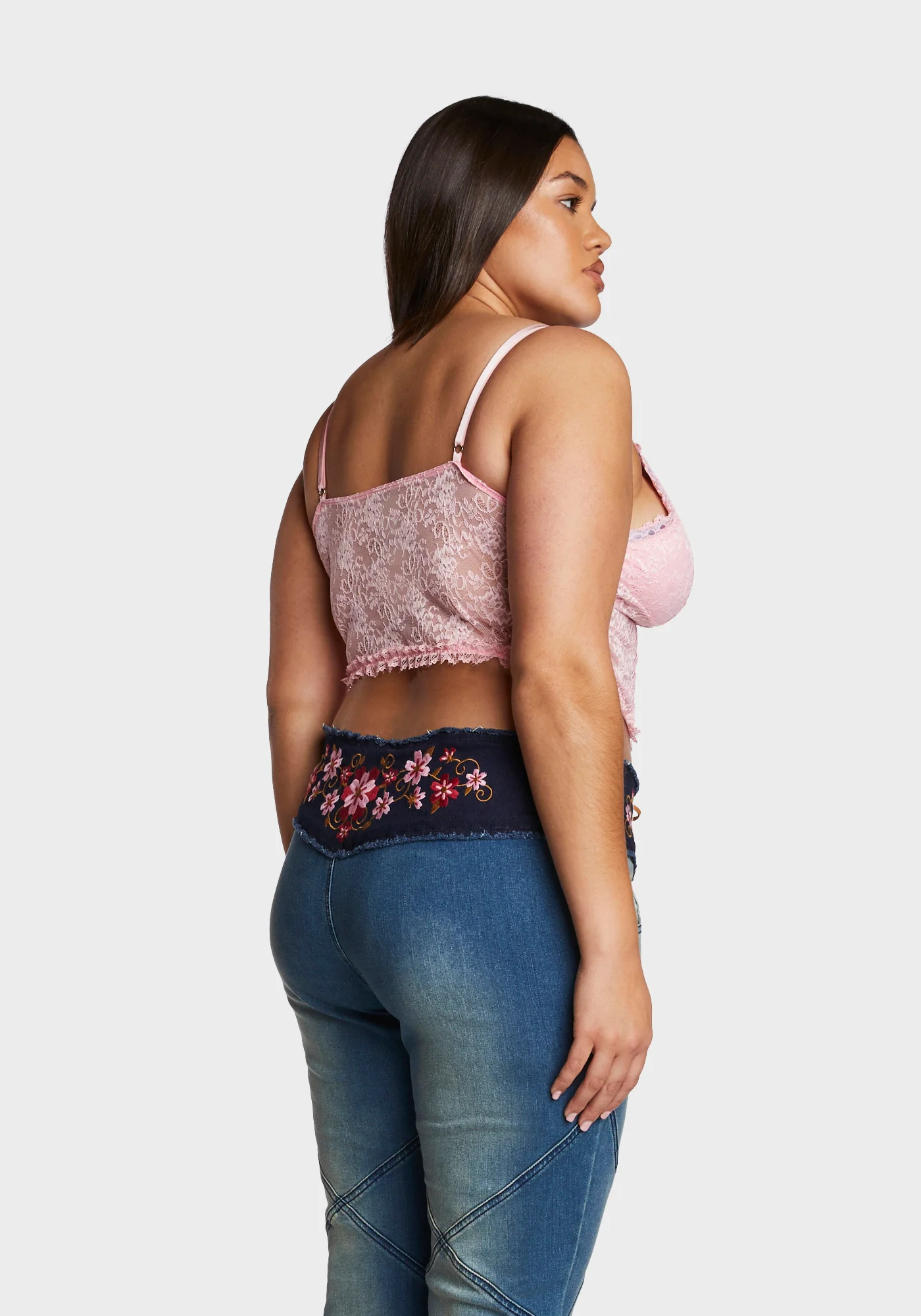 Plus New Morning Cami Top - Pink - Image 4