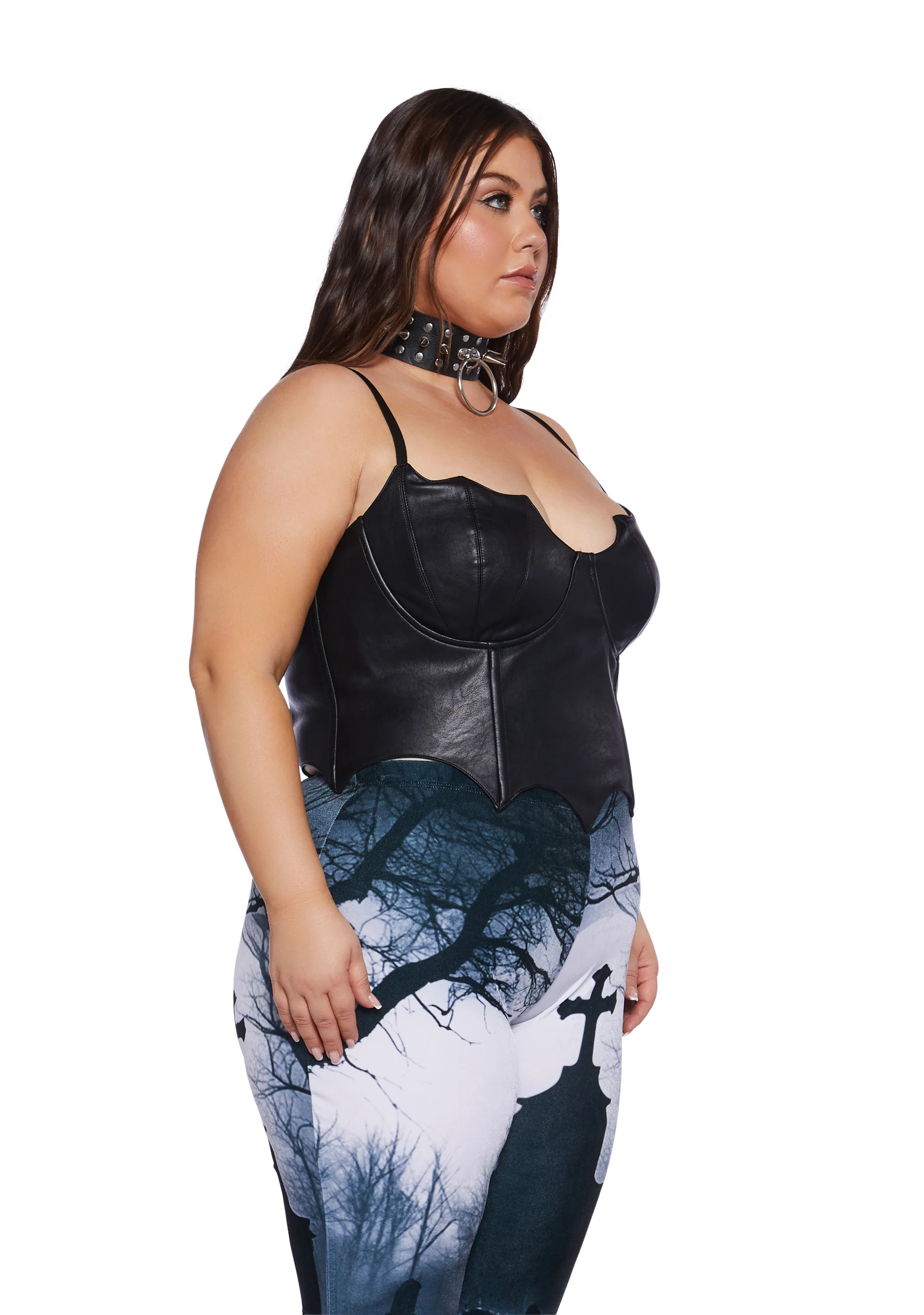 Plus Nocturnal Encounter Corset Top - Image 3