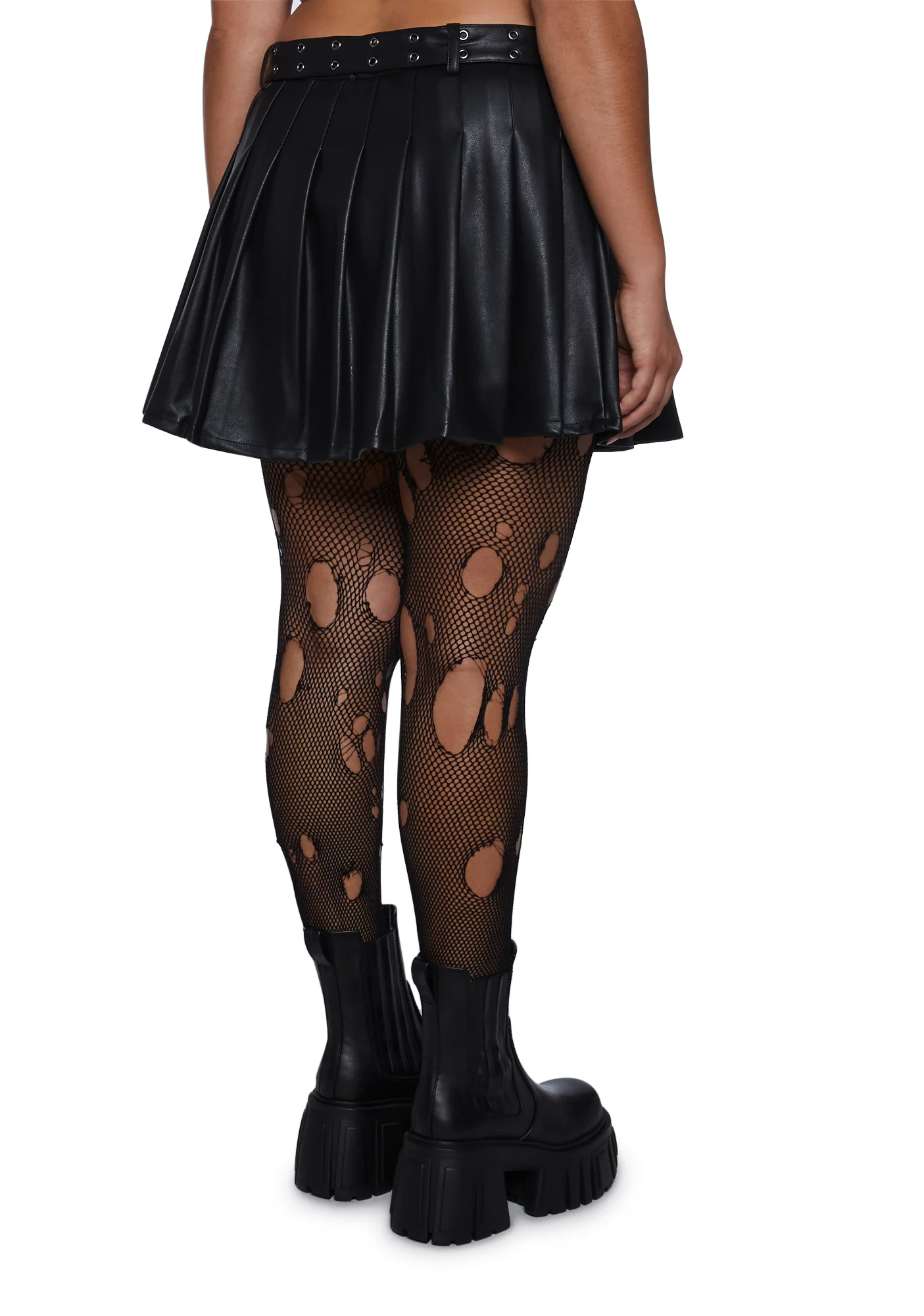 Plus Number One Name Pleated Skirt - Image 4