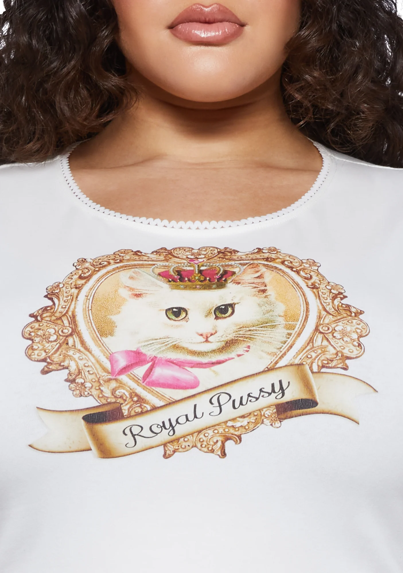Plus Kitty Queen Graphic Tee - Image 5