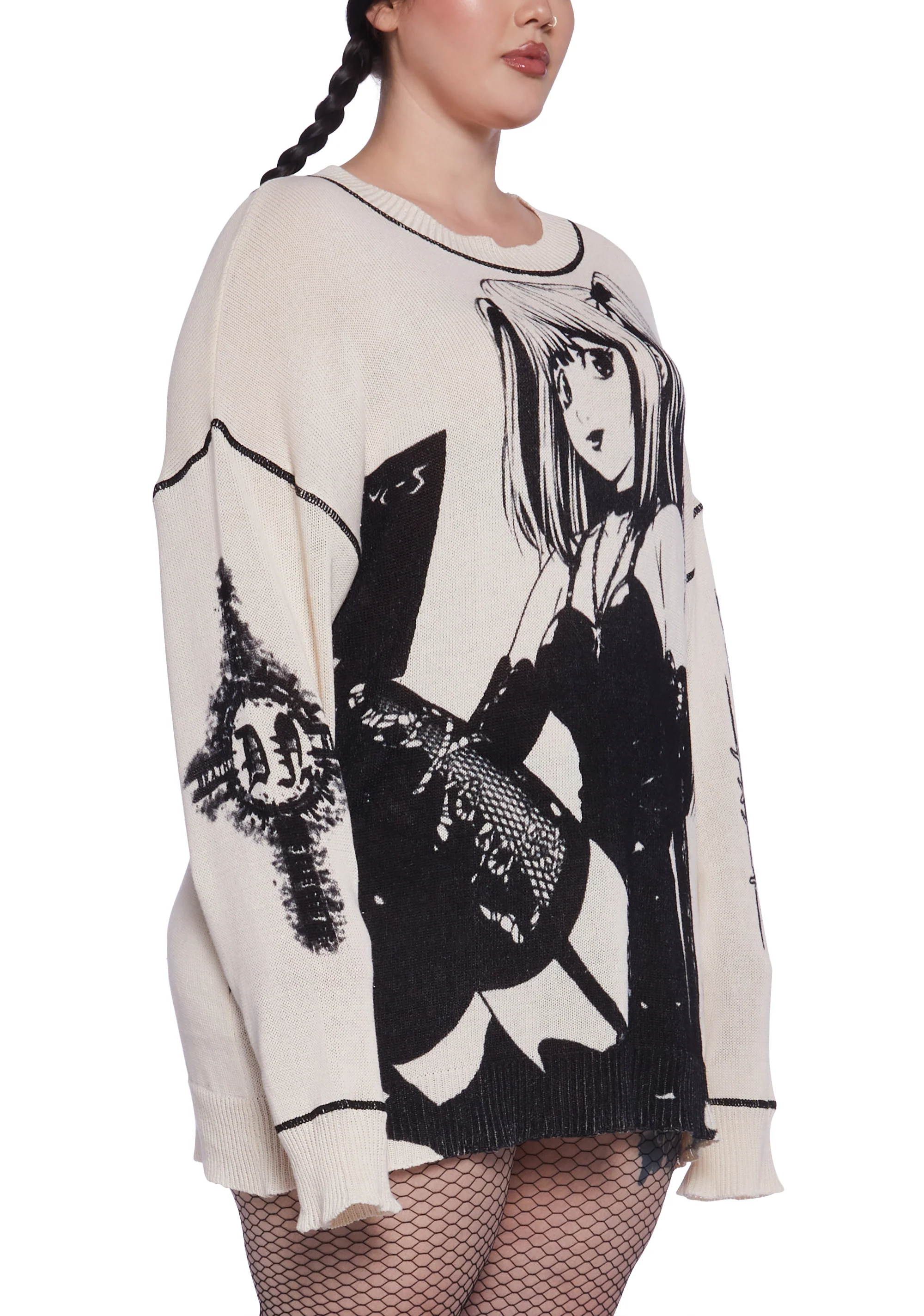 Plus Perfect Pop Idol Oversized Sweater - Image 4