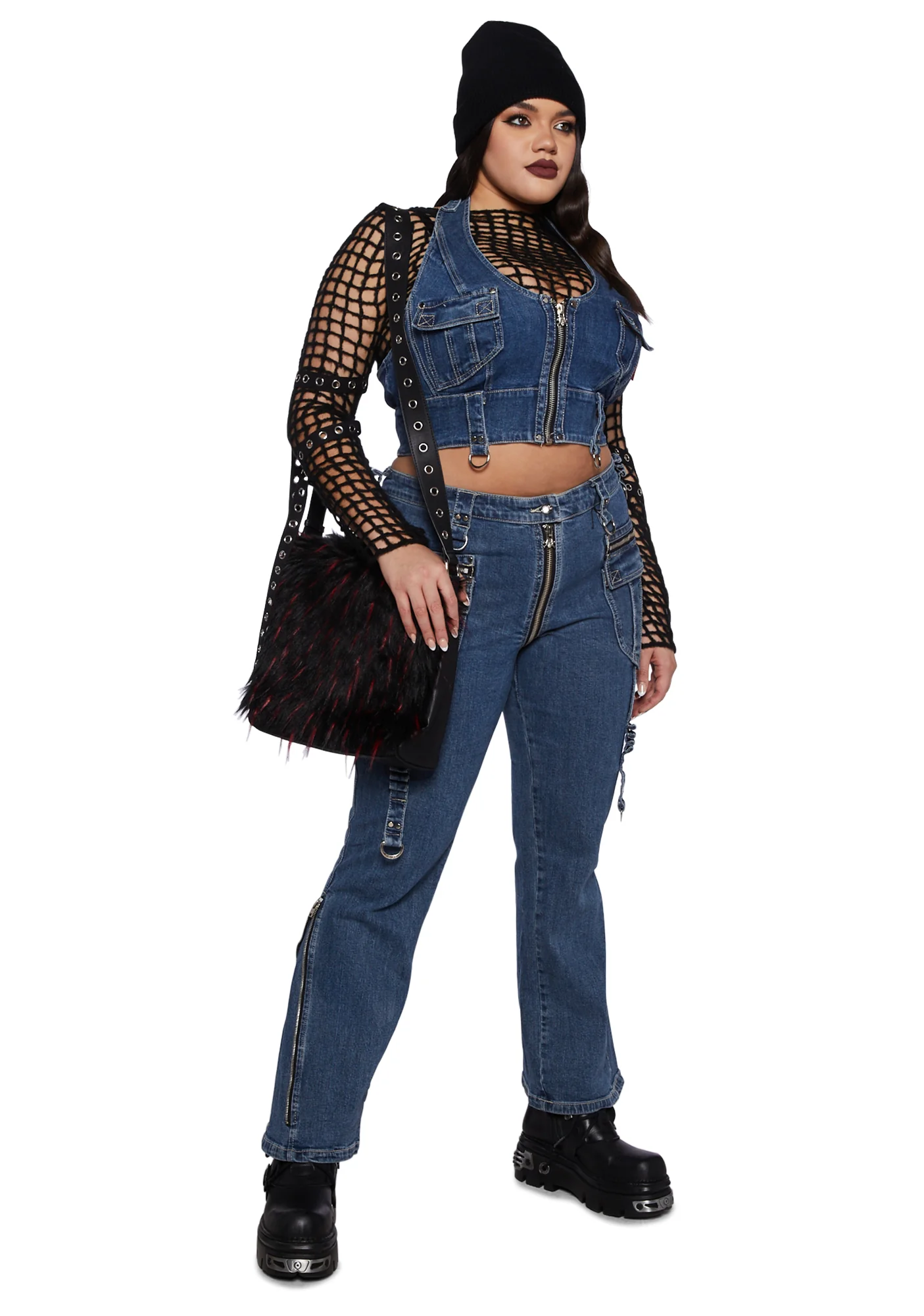 Plus Power Denim Jeans - Image 2