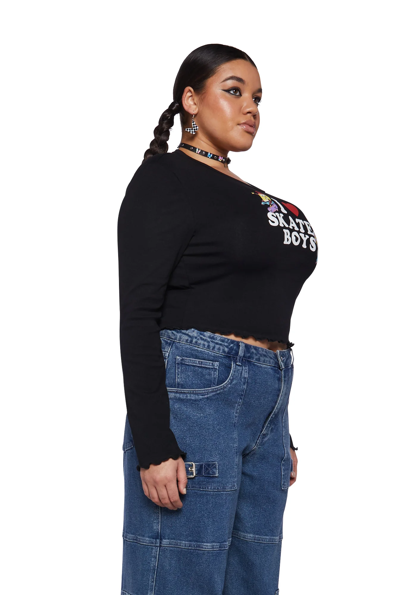 Plus Rock It Up Long Sleeve Tee - Image 3