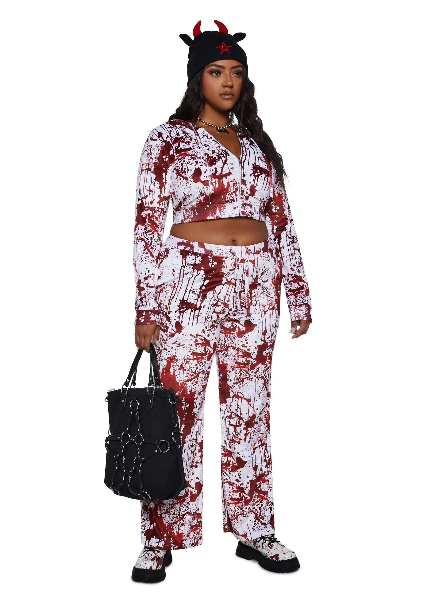 Plus Scream Queen Track Pants - Image 2