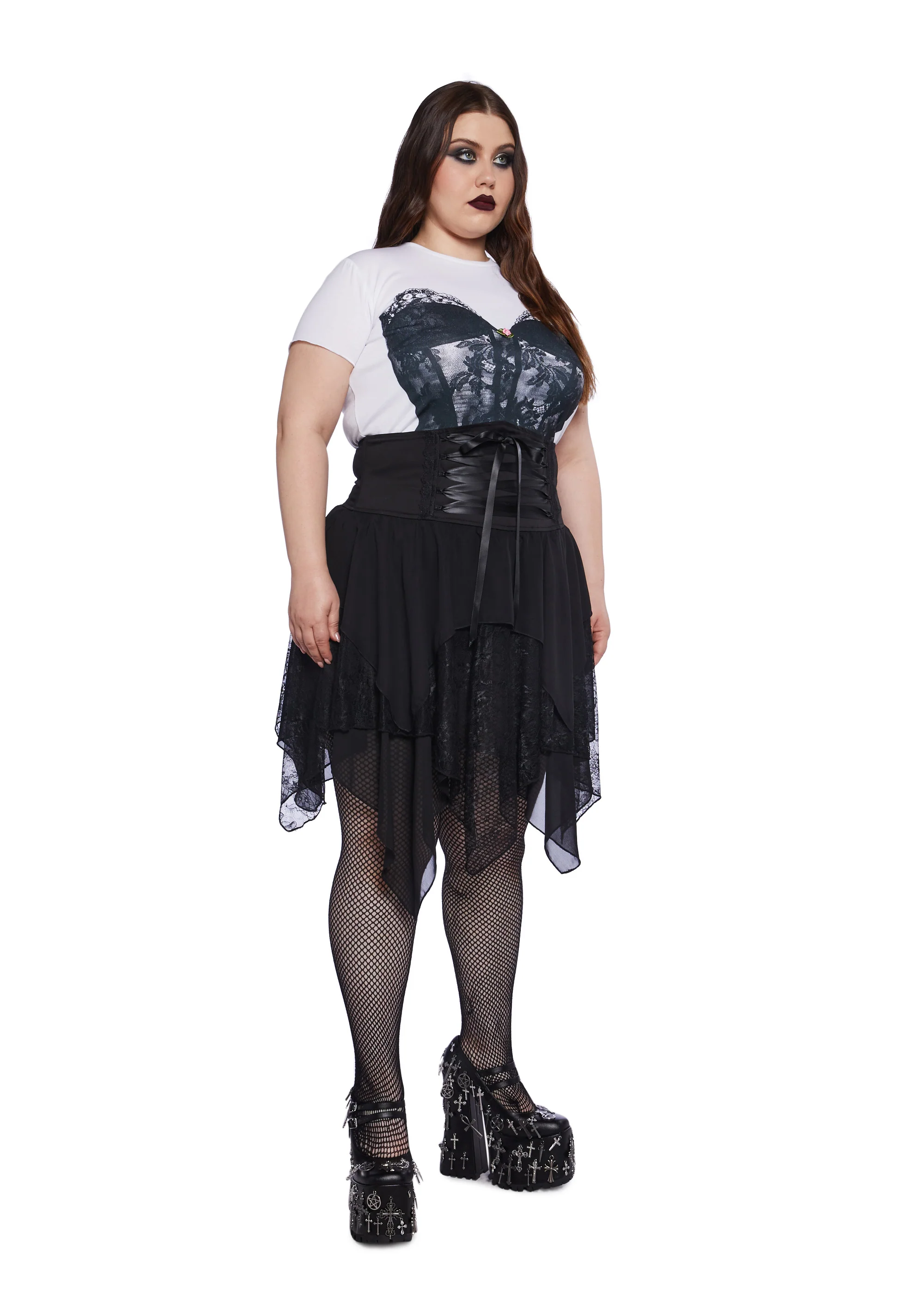 Plus Secretly Spellbound Waist Cinching Skirt - Image 2