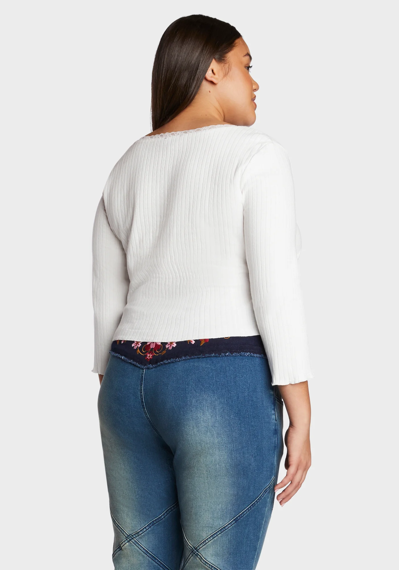 Plus Sidewalk Stroll Crop Cardigan - Image 4