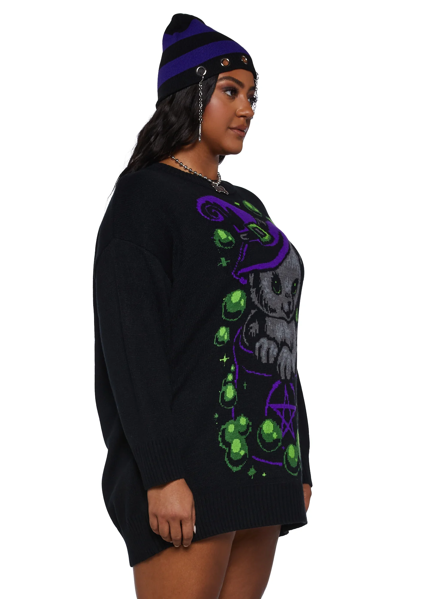 Plus Sinister Stray Oversized Sweater - Image 3