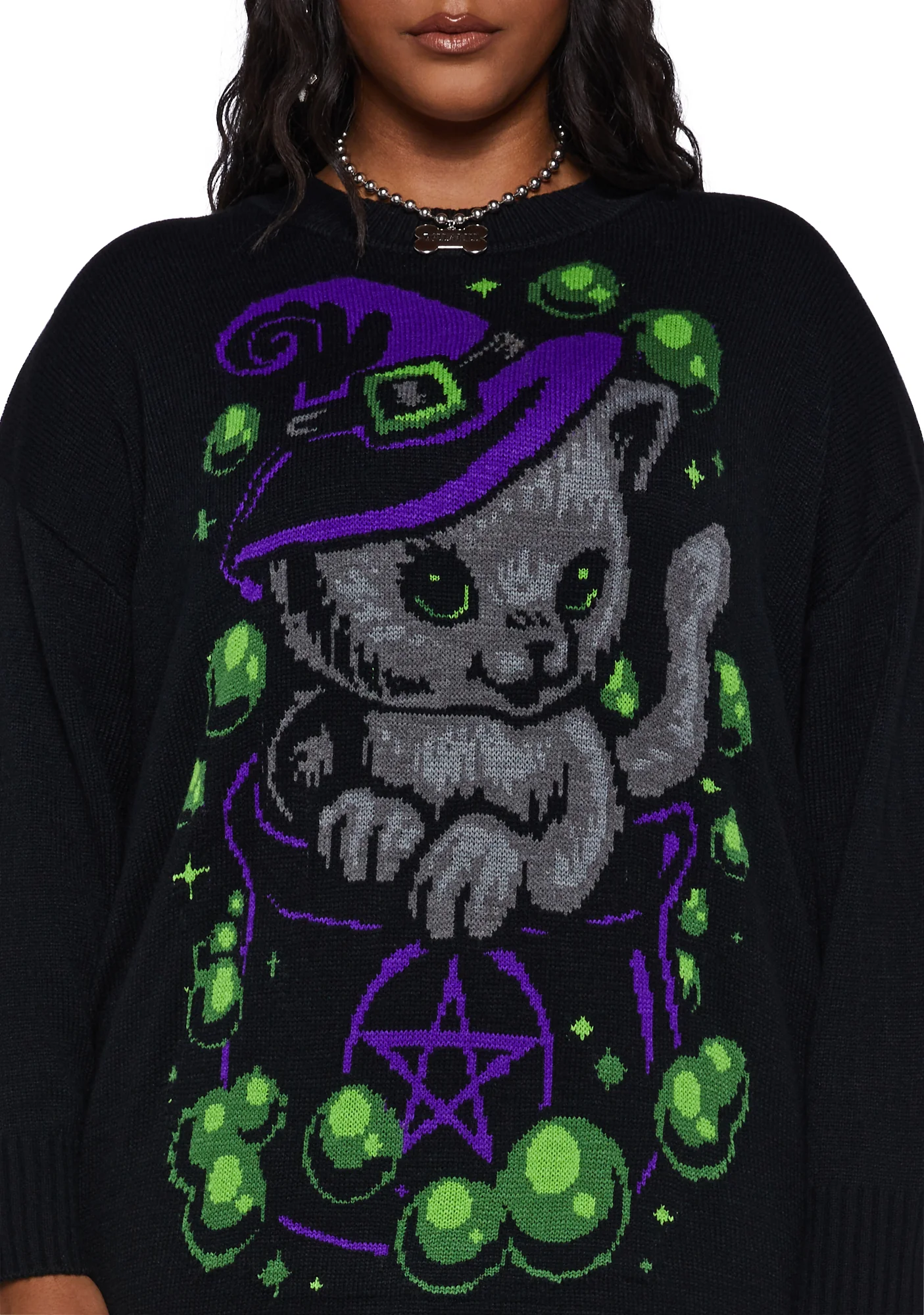 Plus Sinister Stray Oversized Sweater - Image 5