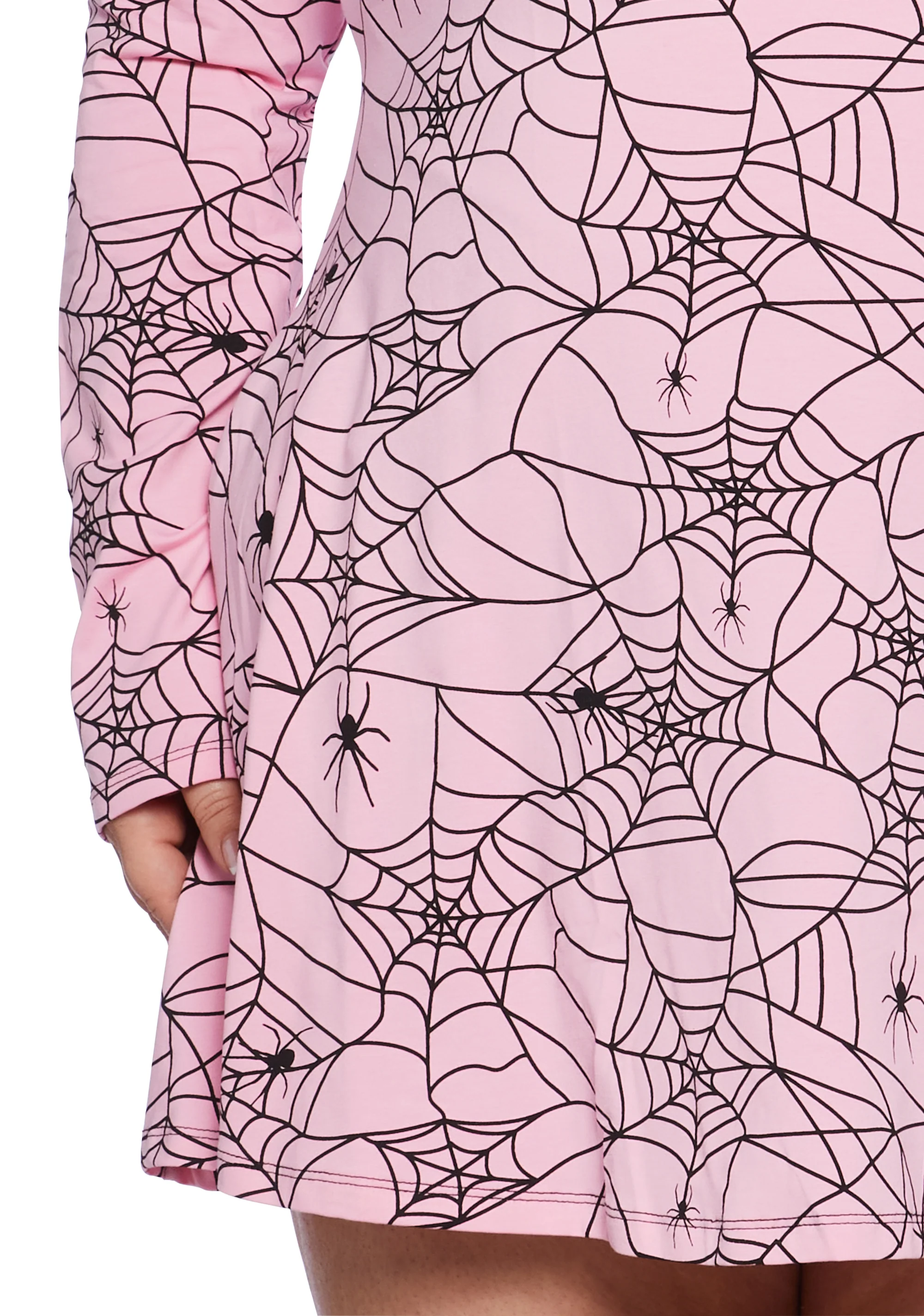 Plus Webbed Whimsy Mini Dress - Image 5