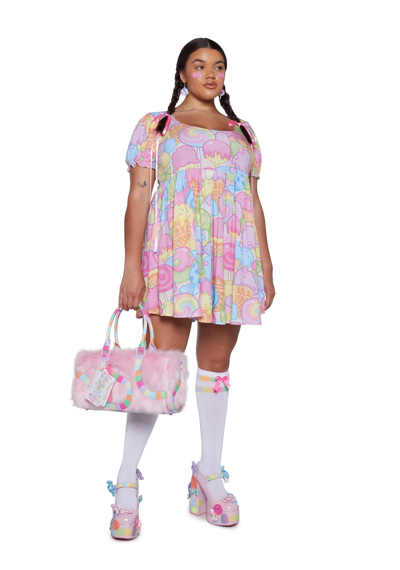 Plus Sugar Rush Mini Dress - Image 2