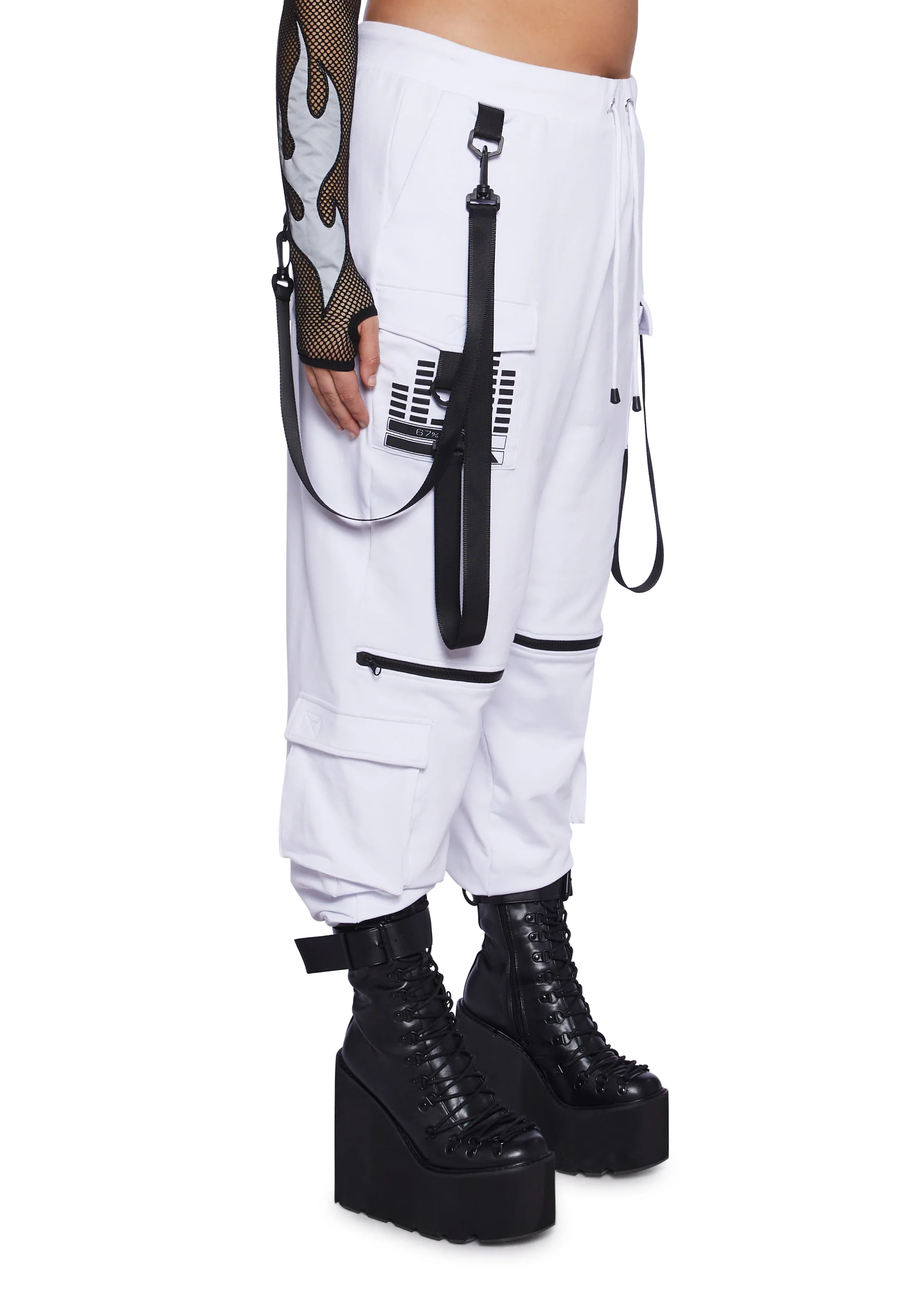 Plus Techno Synth Jogger Sweatpants - Image 3