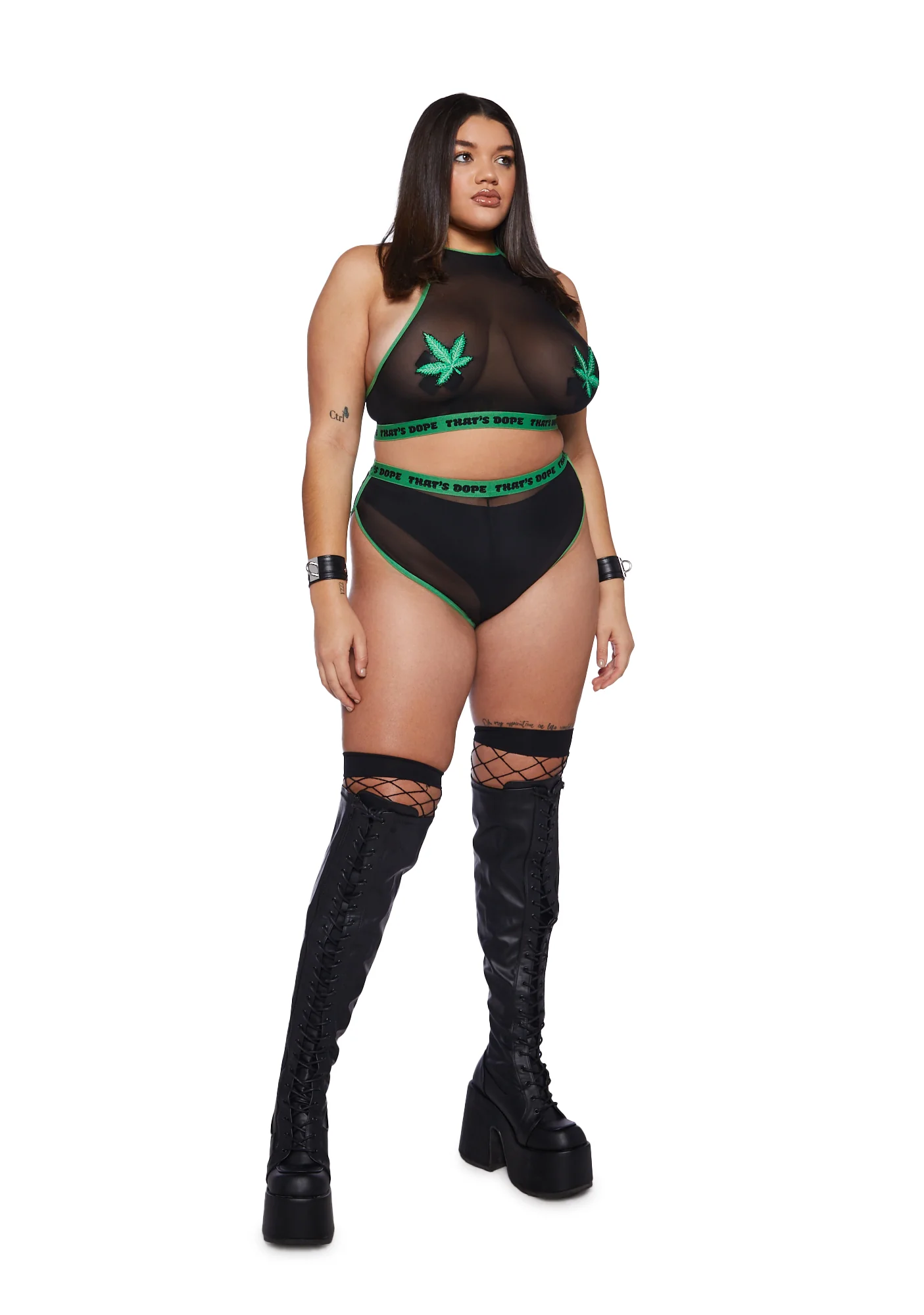Plus That's Dope Lingerie Set - Image 5