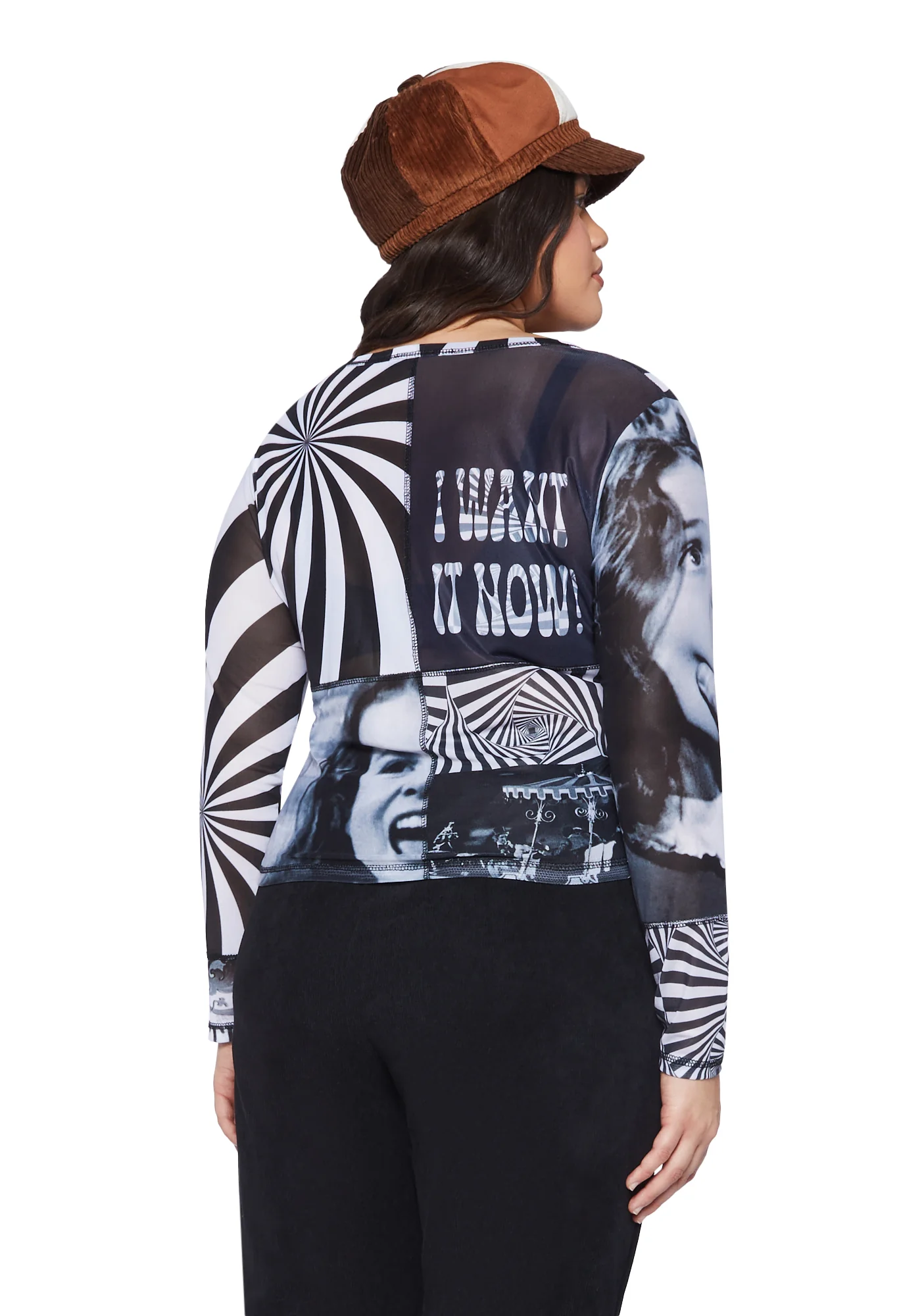 Plus Don’t Care How Mesh Tee - Image 4
