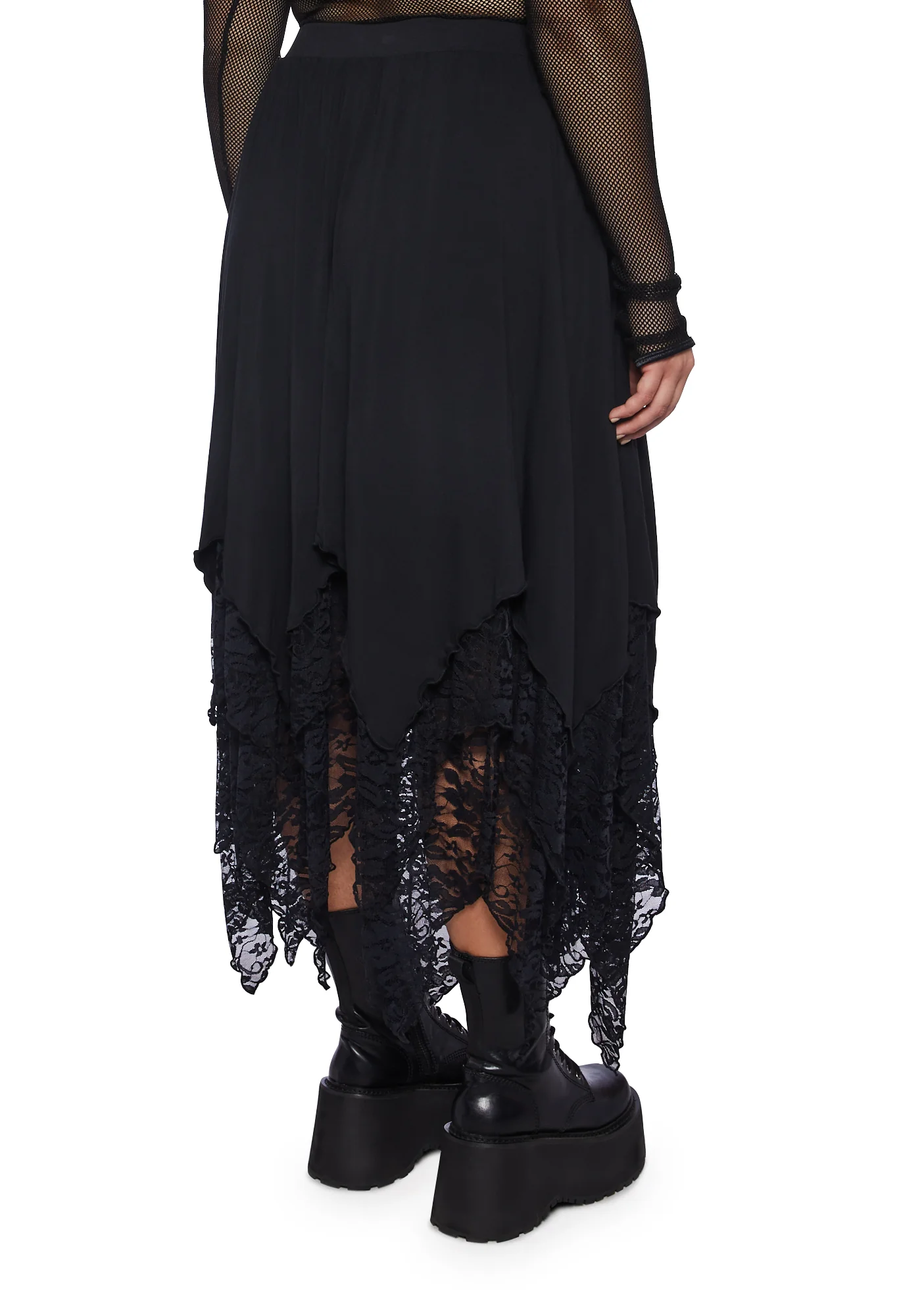 Plus Twilight Temptation Midi Skirt - Image 4