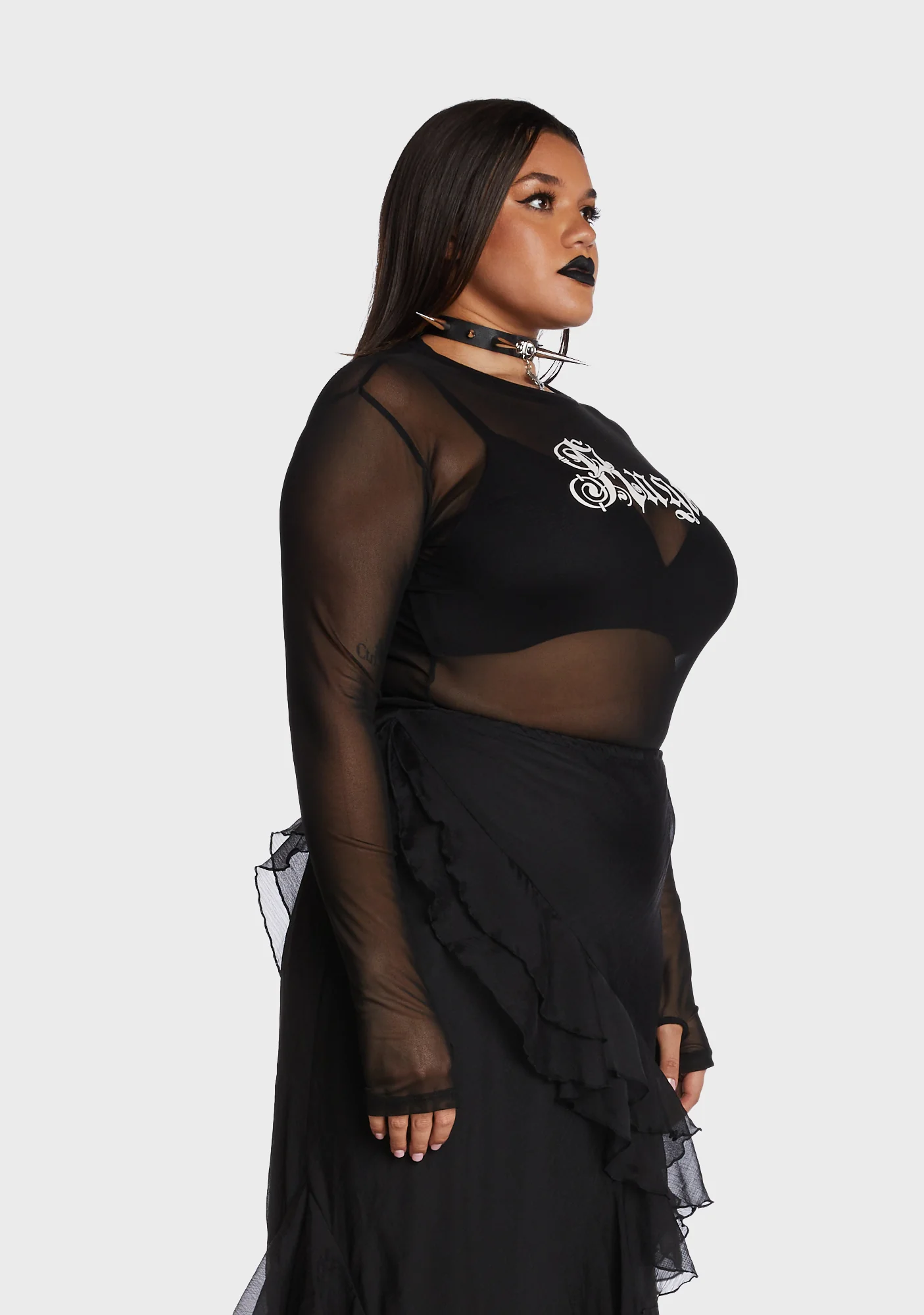 Plus Underworld Rising Mesh Top - Image 3