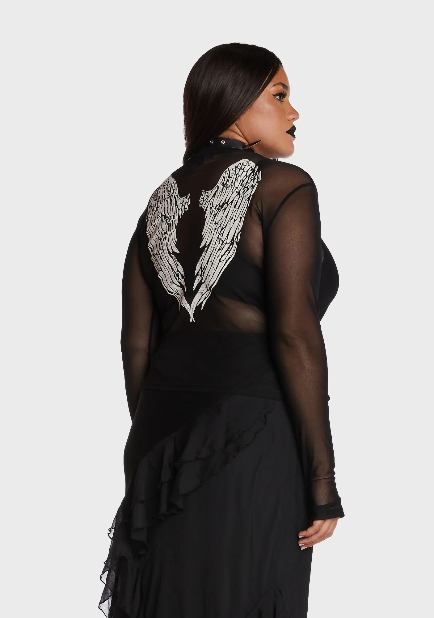 Plus Underworld Rising Mesh Top - Image 4