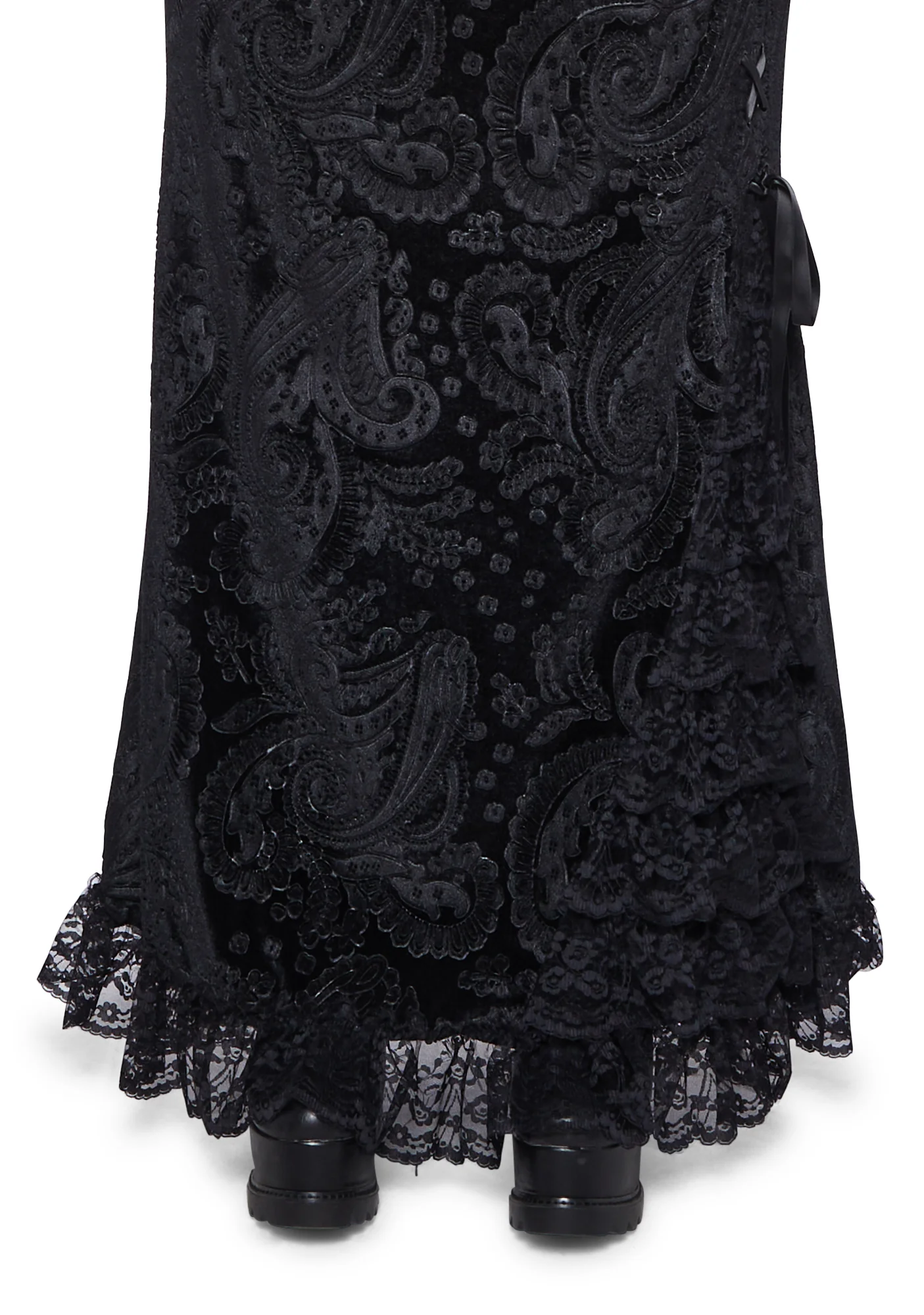 Plus Veiled Sorrows Maxi Skirt - Image 5