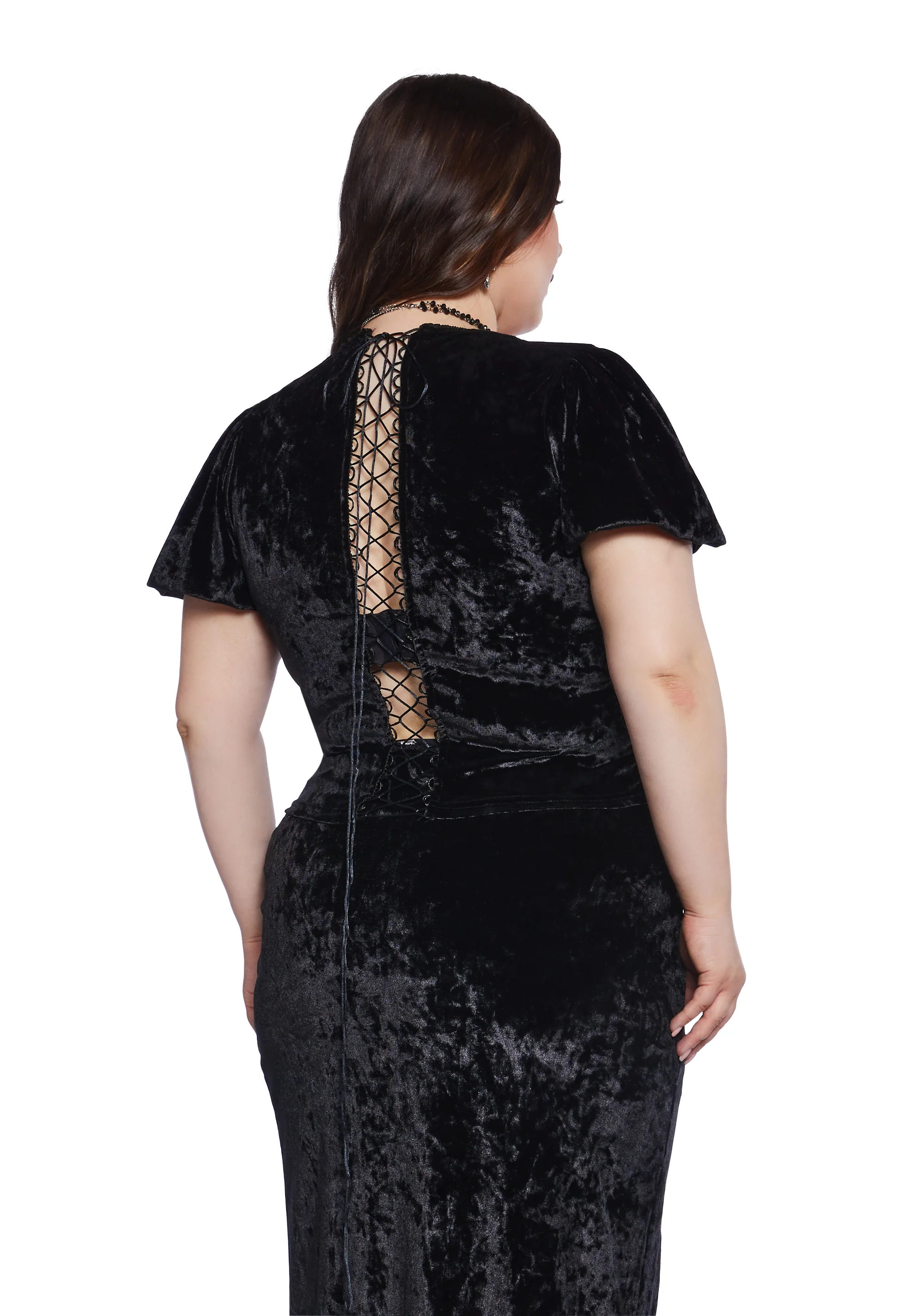 Plus Time Stands Still Velvet Top - Image 5