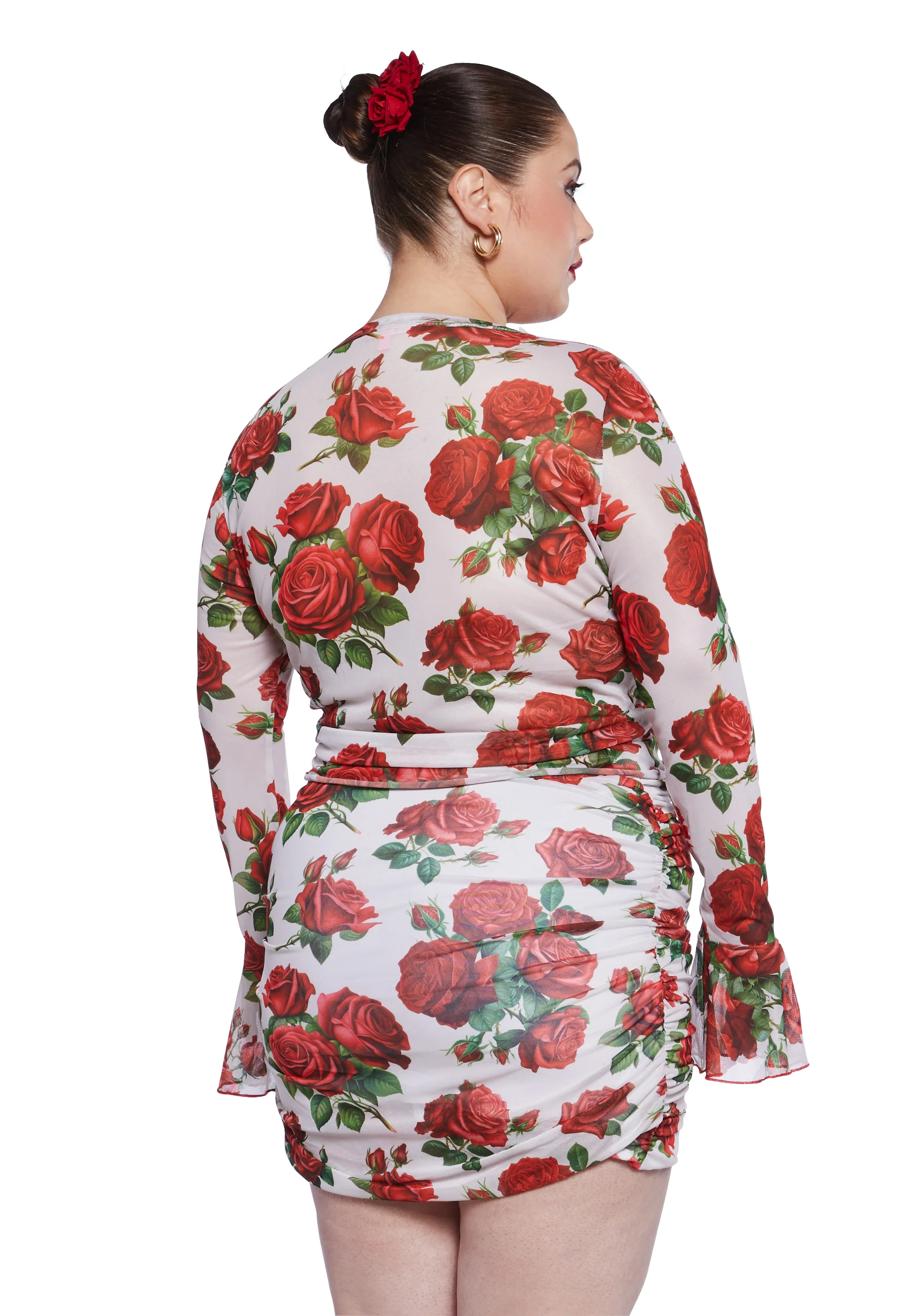 Plus Vibrant Love Long Sleeve Top - Image 4