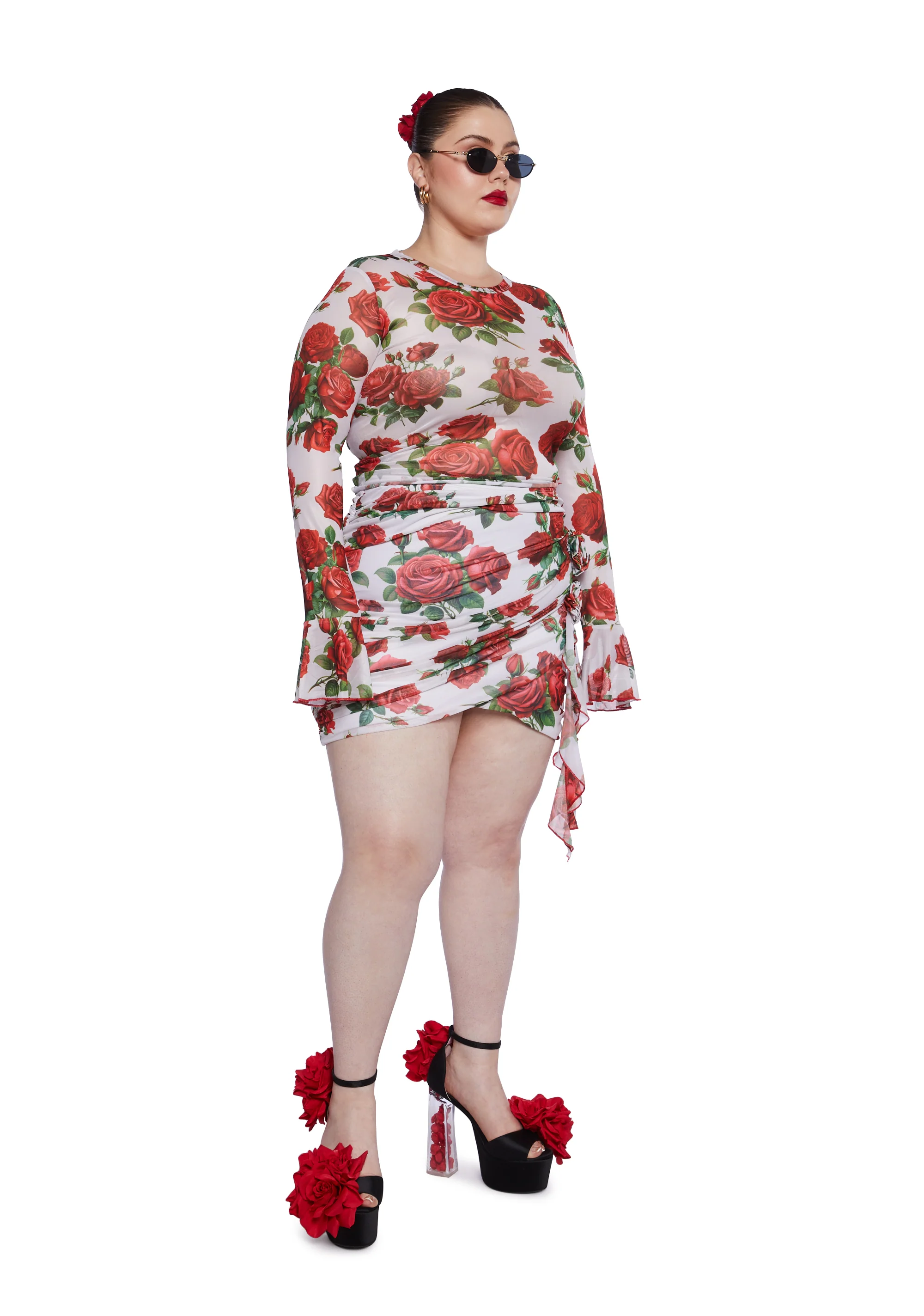 Plus Vibrant Love Mini Skirt - Image 2