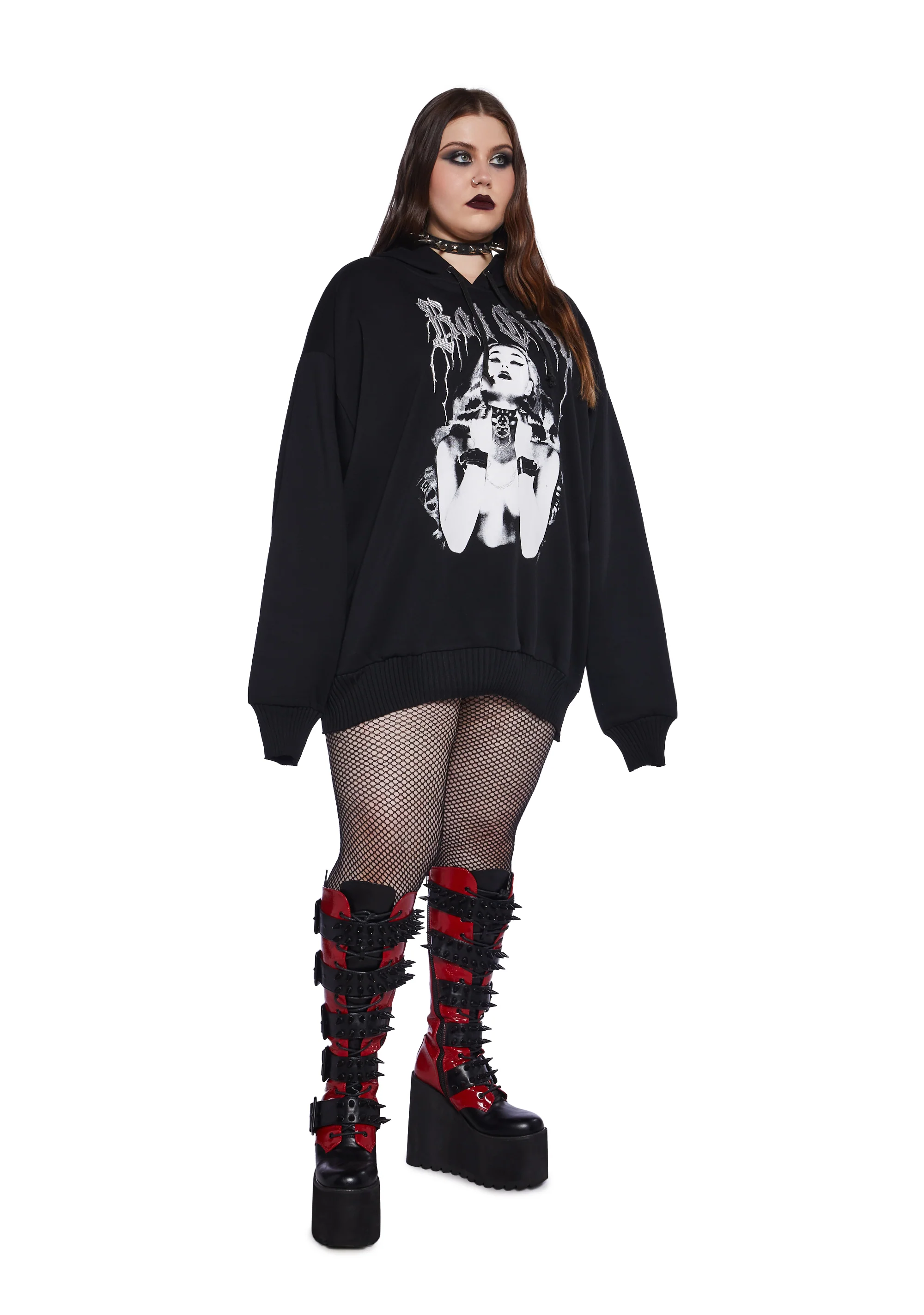 Plus Your Naughty Type Oversized Hoodie - Image 2
