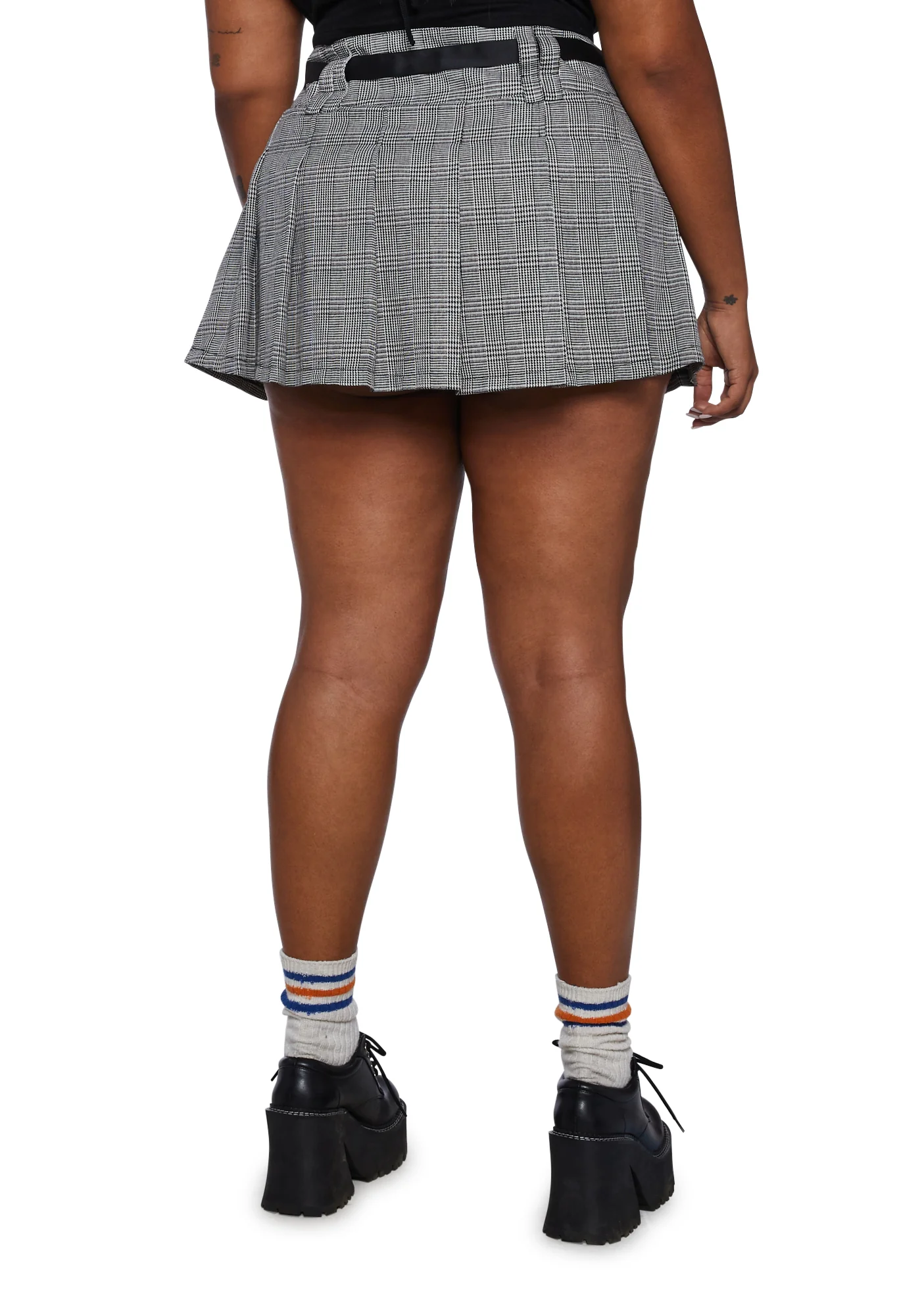 Plus You're Invited Pleated Mini Skirt - Image 4