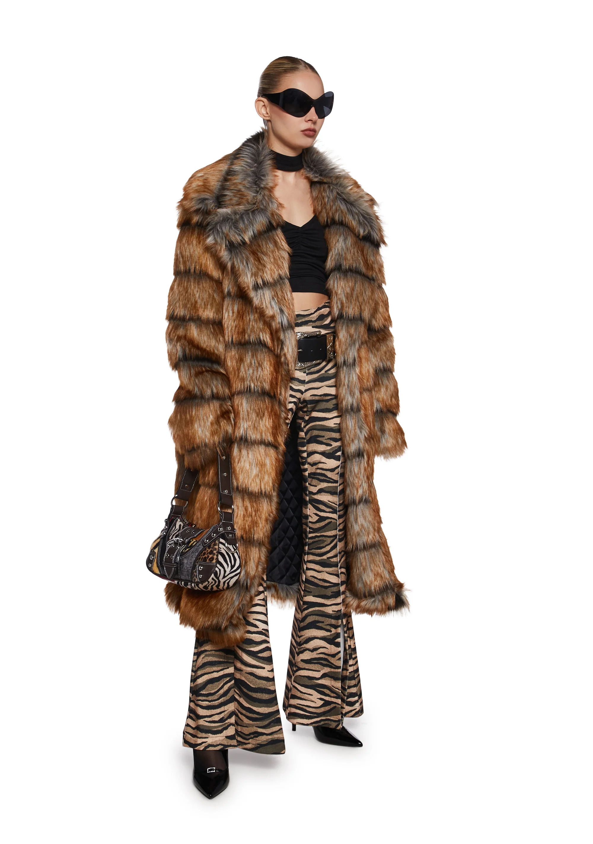Poise And Power Faux Fur Coat - Image 5