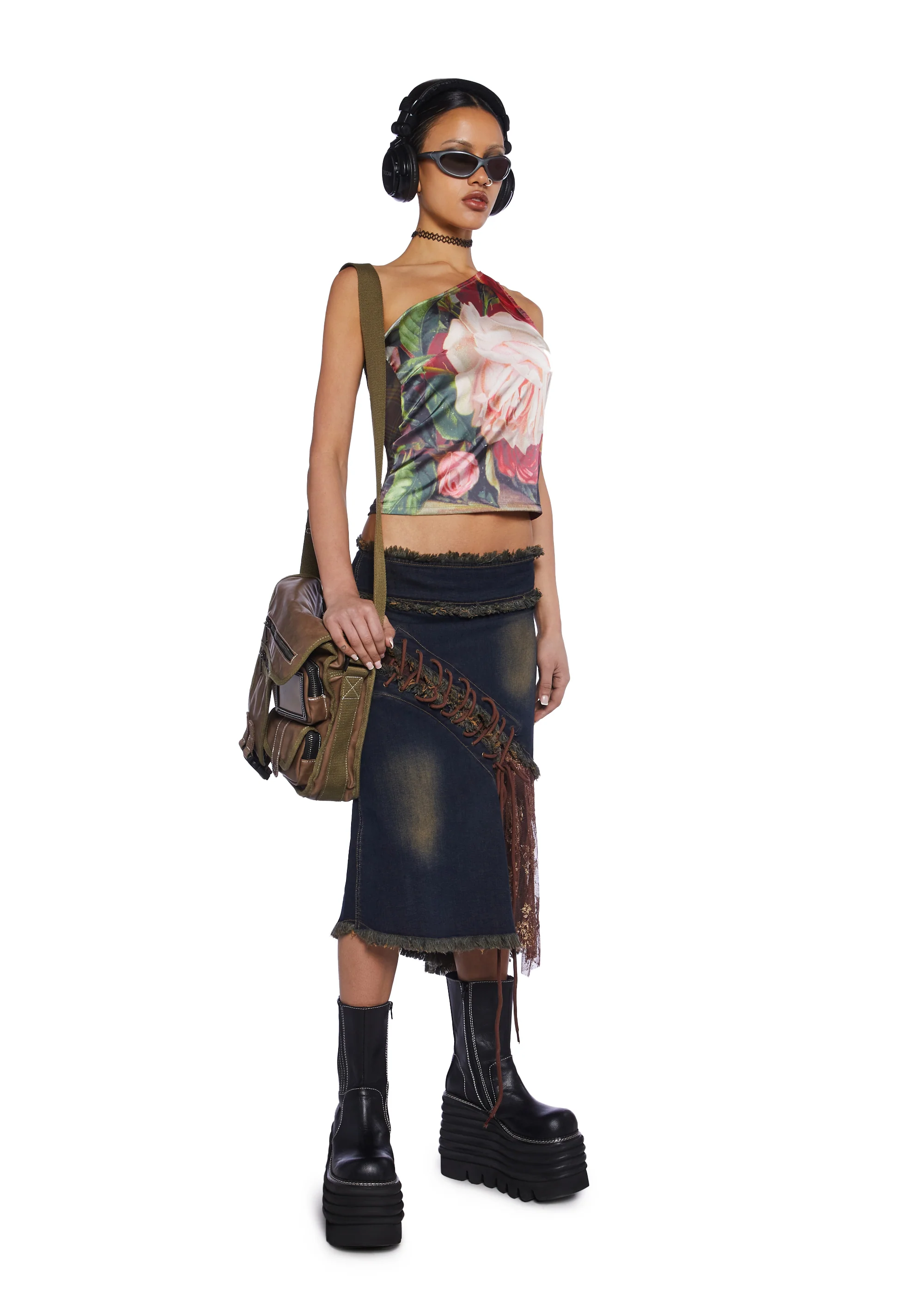 Poison Ivy Midi Skirt - Image 2