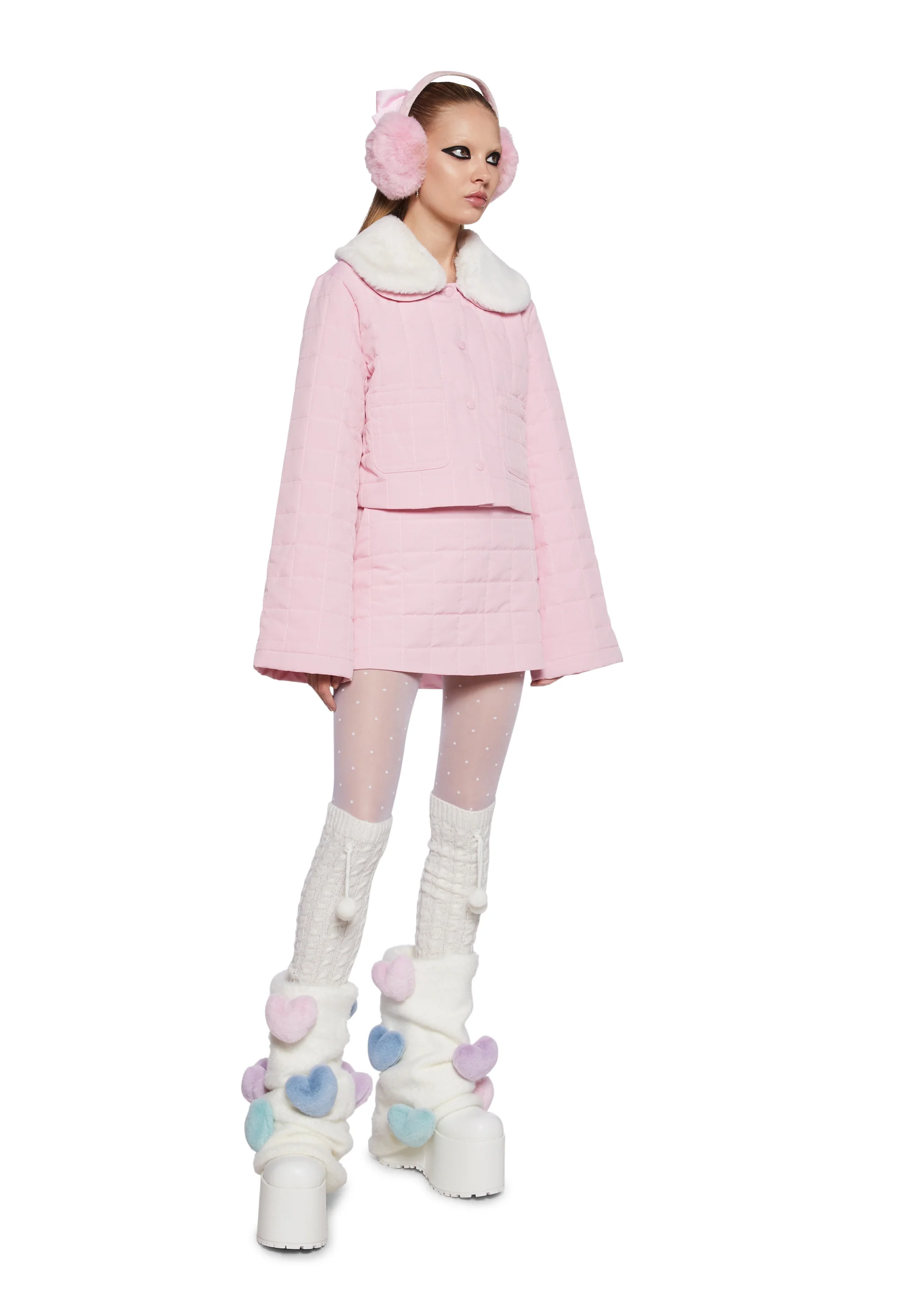 Polar Express Mini Skirt - Pink - Image 2