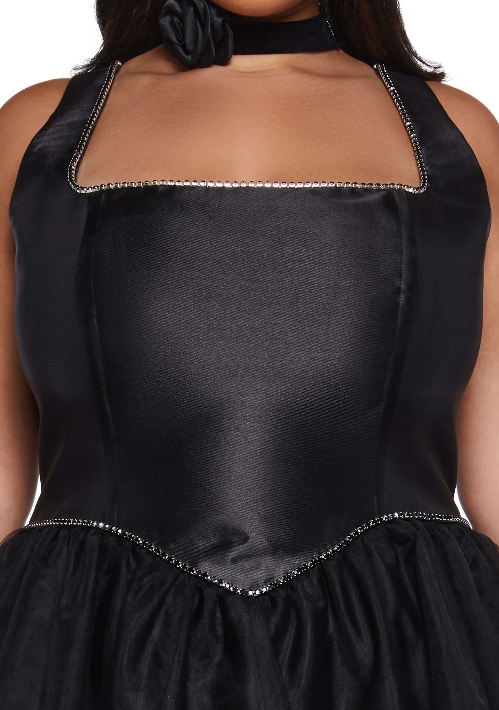 Polished Pirouette Corset Dress - Black - Image 10