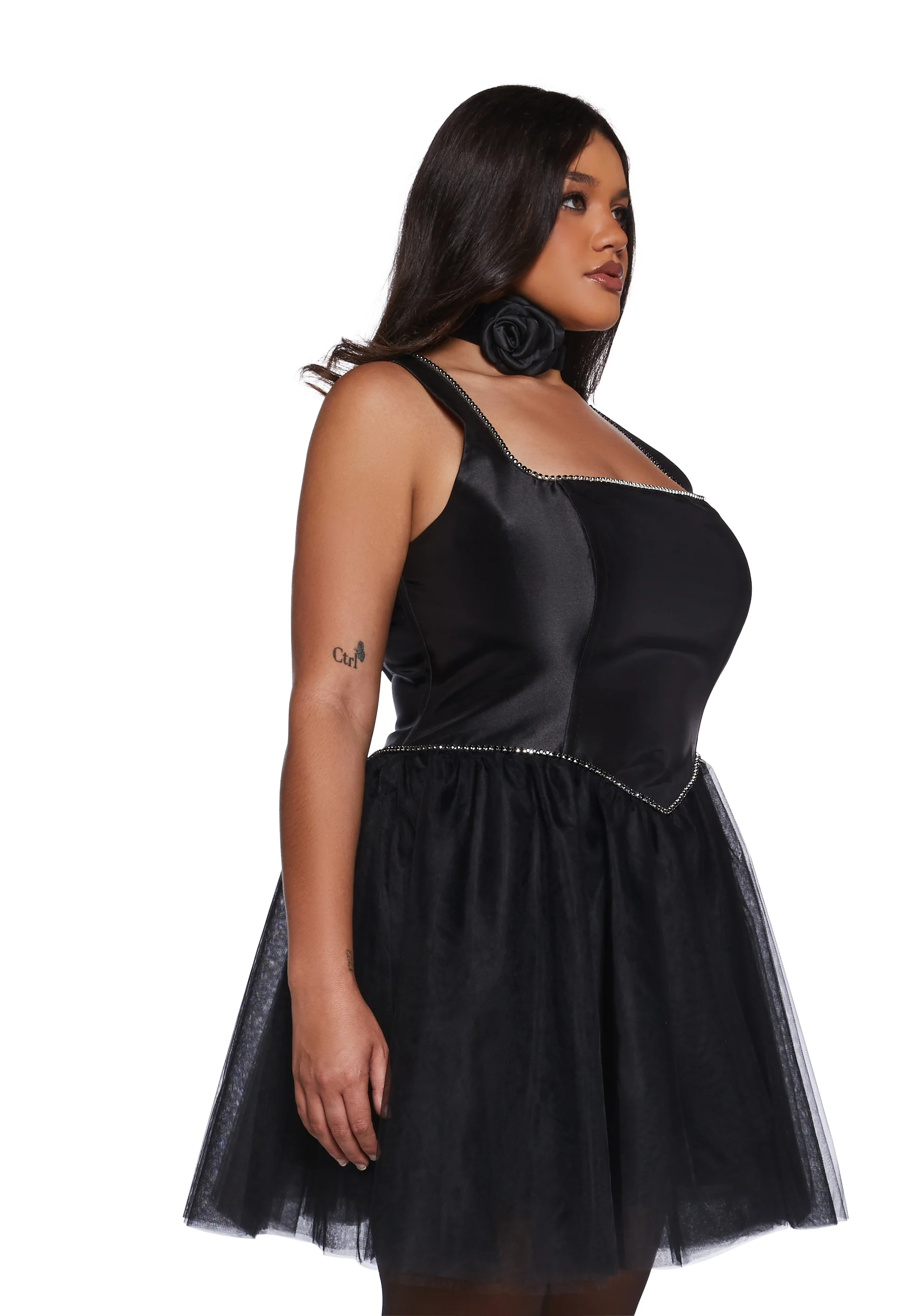 Polished Pirouette Corset Dress - Black - Image 8