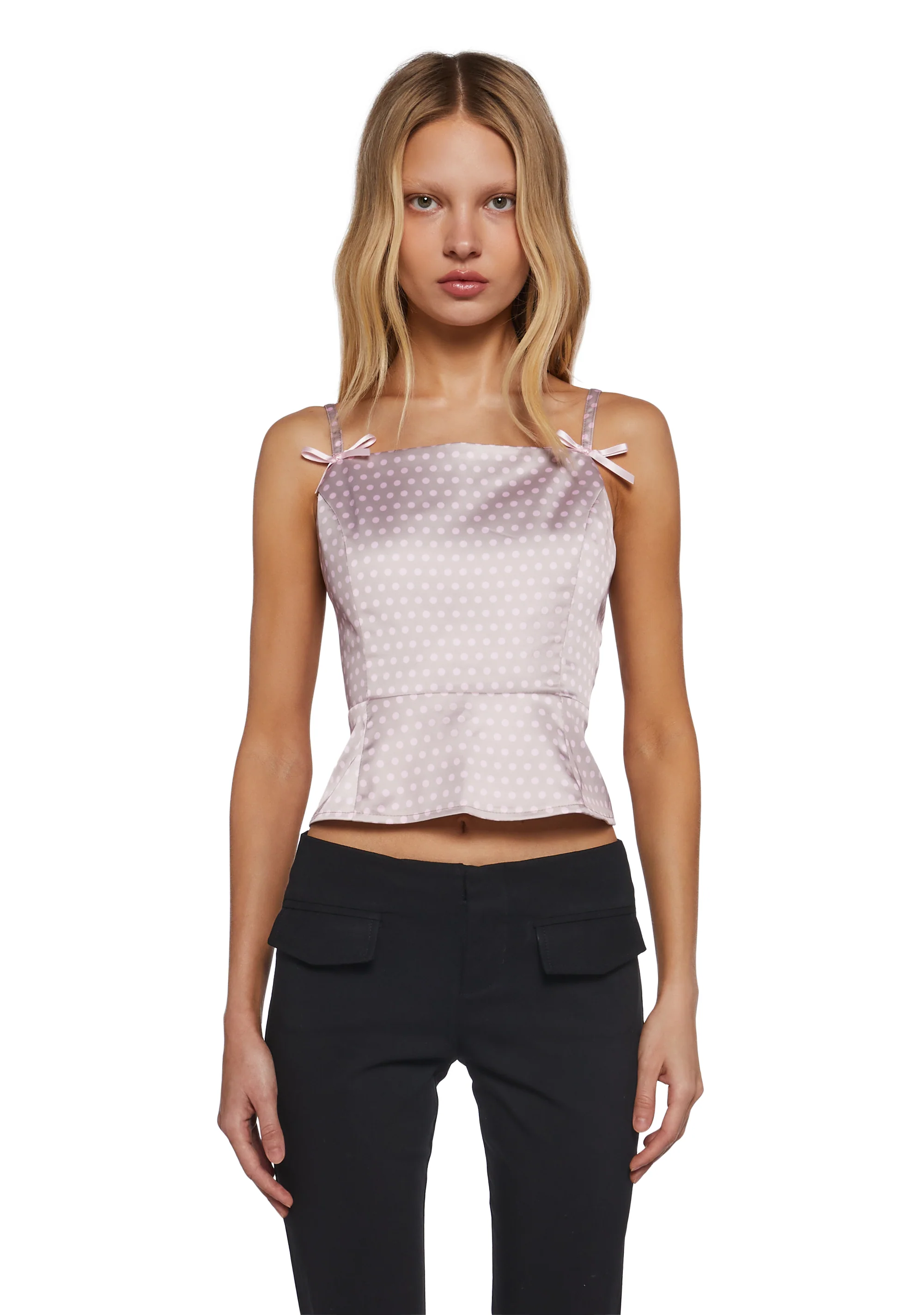 Morning Glance Polka Dot Blouse - Image 4