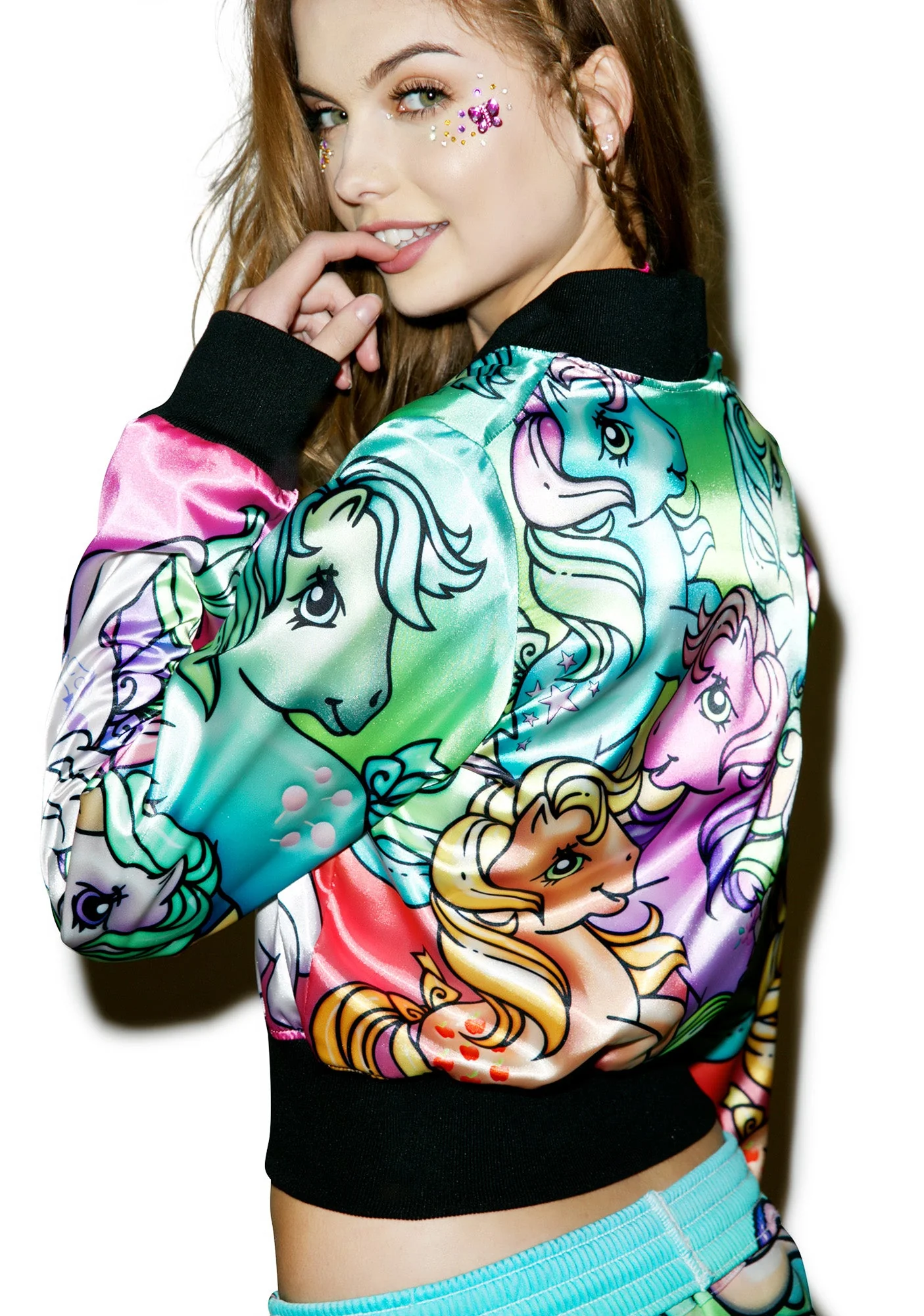 Ponyland 2.0 Reversible Bomber Jacket - Yellow - Image 3